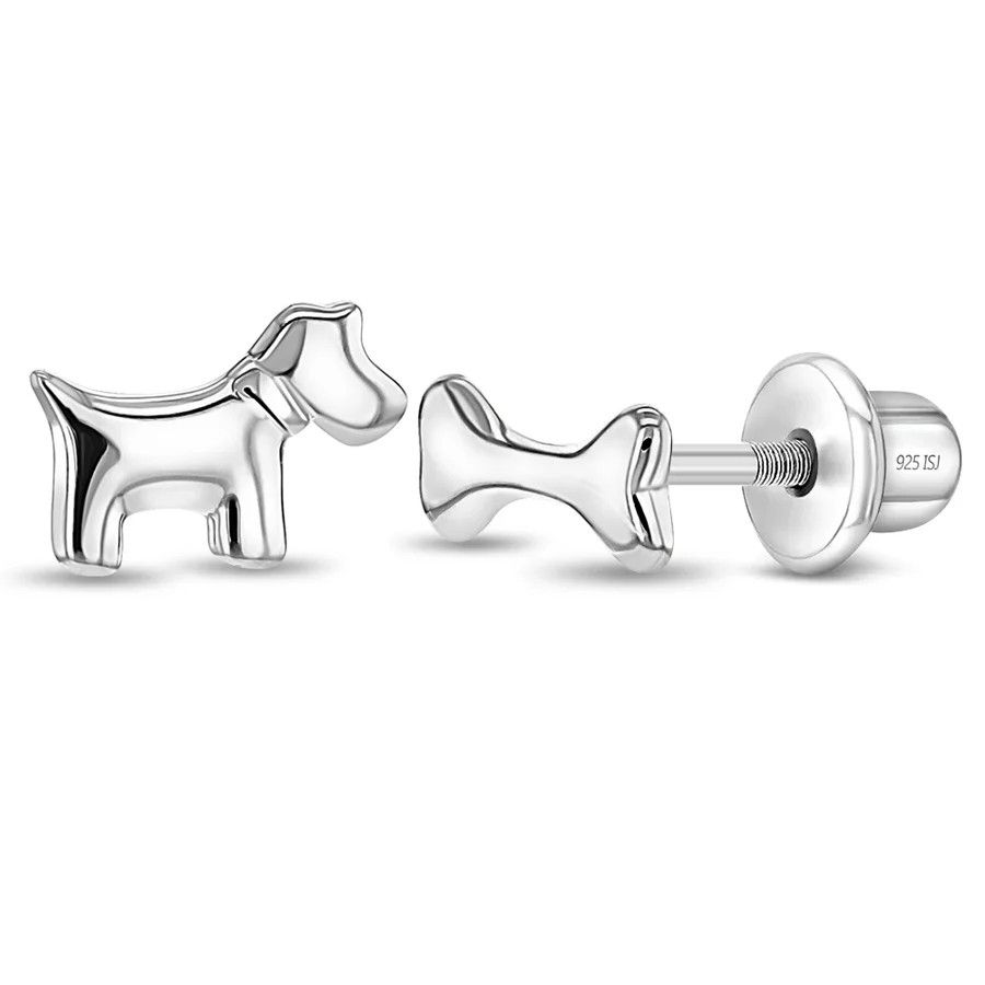 Other Tiny Dog and Bone Girl Earrings Size ONE SIZE - 1 Thumbnail
