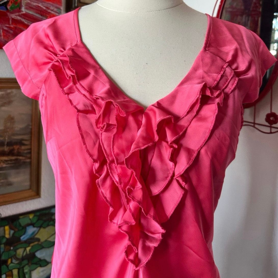 Worthington worthington silky pink blouse shirt Size M / US 6-8 / IT 42-44 - 2 Thumbnail