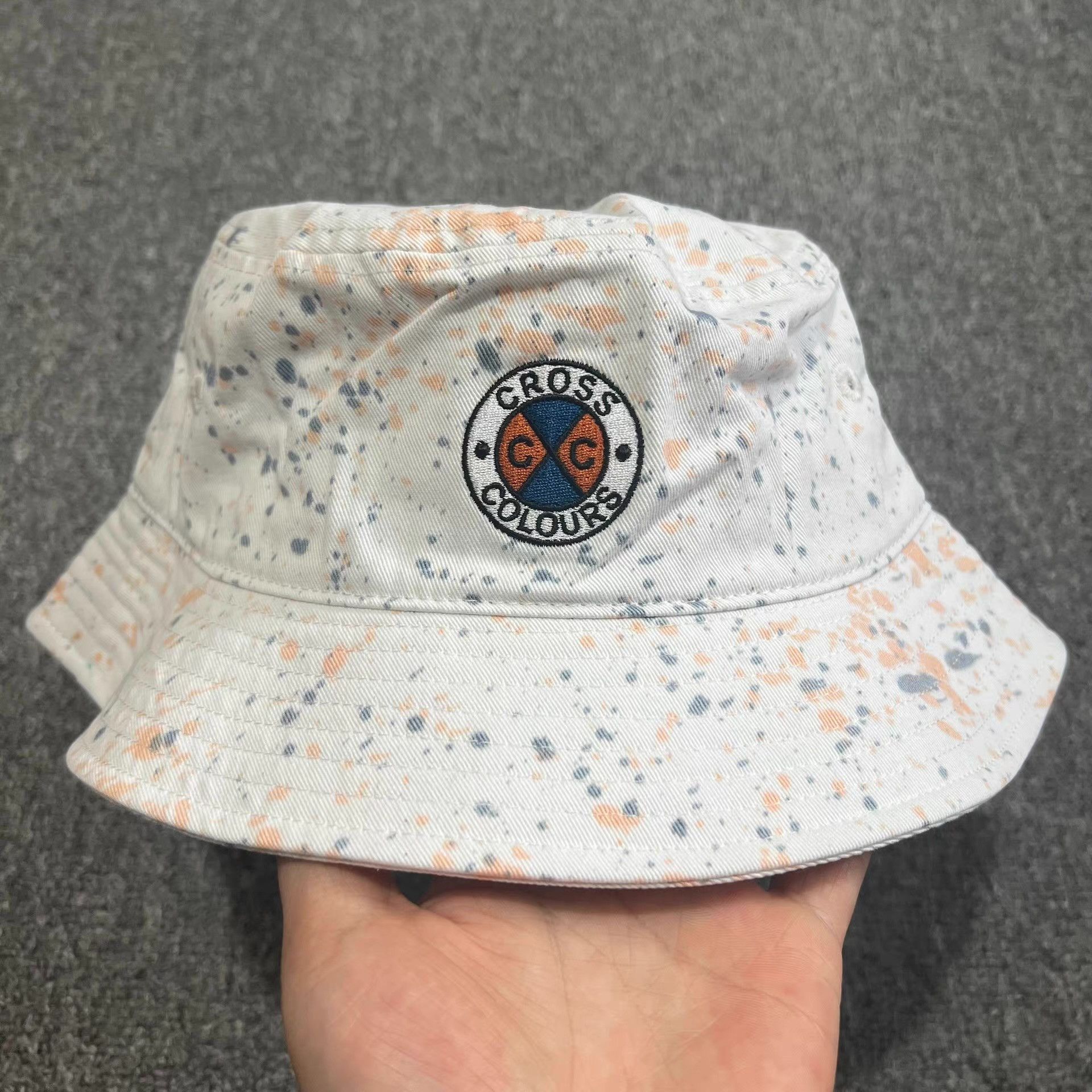 Cross Colours Cross Colours Embroidered Splash Ink Bucket Hat Q7 Size ONE SIZE - 1 Thumbnail