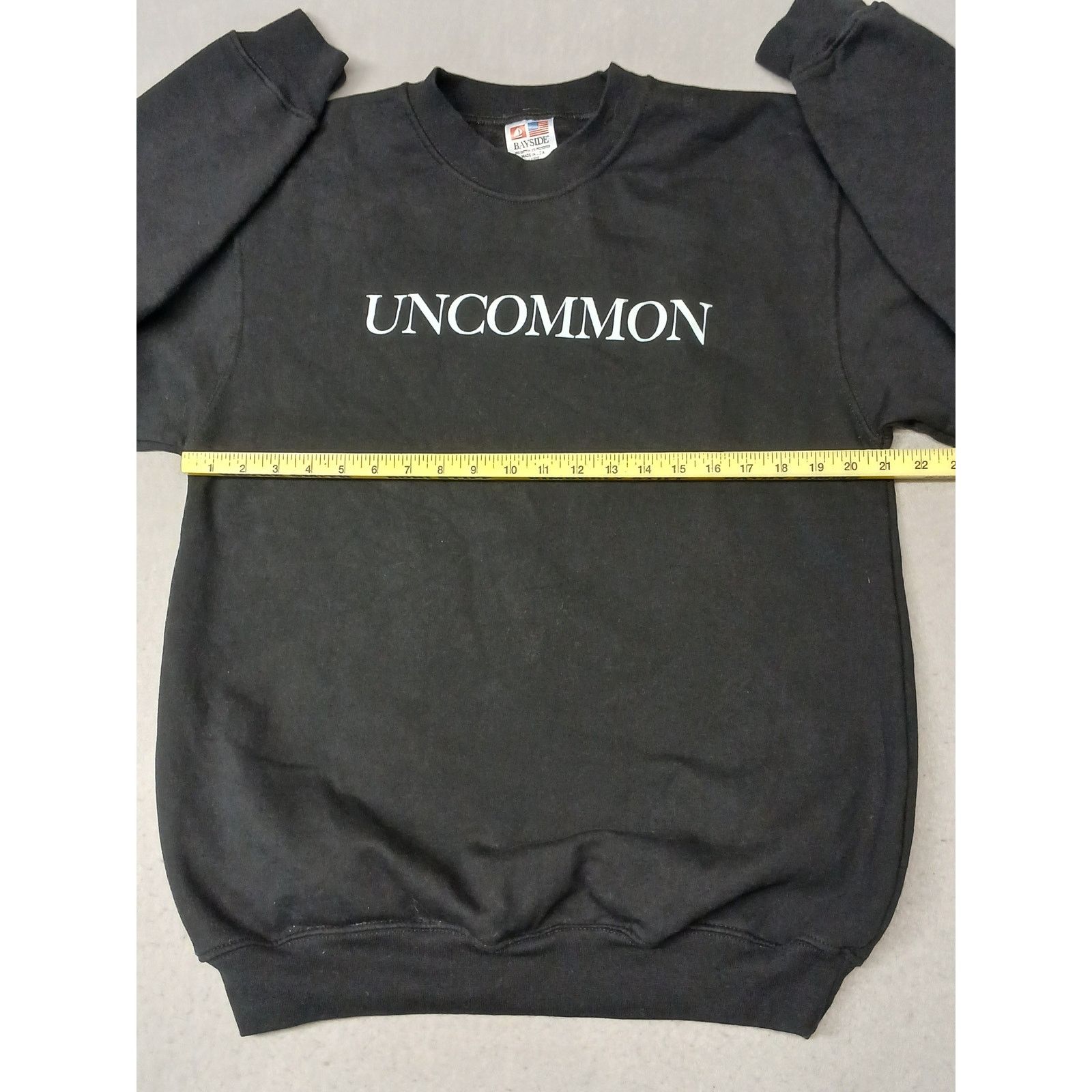 Other Bayside (Large) Adult's Black Crew Neck Pullover Sweatshirt Size US L / EU 52-54 / 3 - 3 Thumbnail