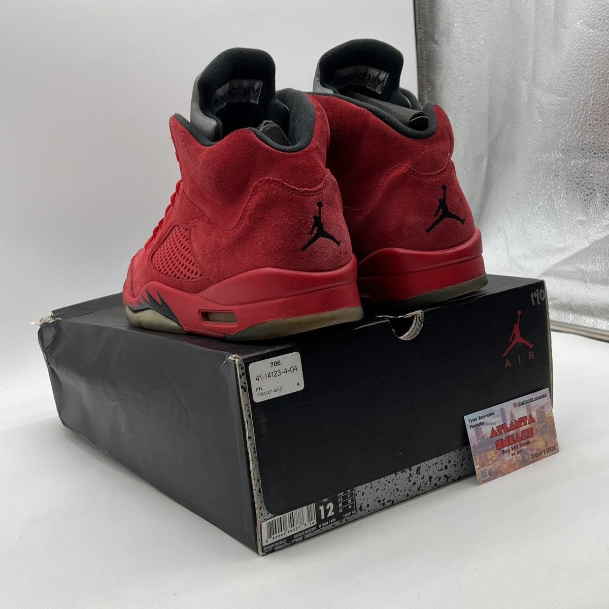 Jordan Brand Air Jordan 5 red suede Size US 12 / EU 45 - 4 Thumbnail