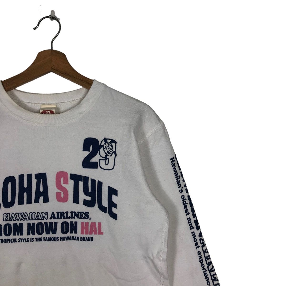 Japanese Brand 🔥90’s Vintage Sweatshirt Hawaiian Airlines Big Logo Size US M / EU 48-50 / 2 - 6 Thumbnail