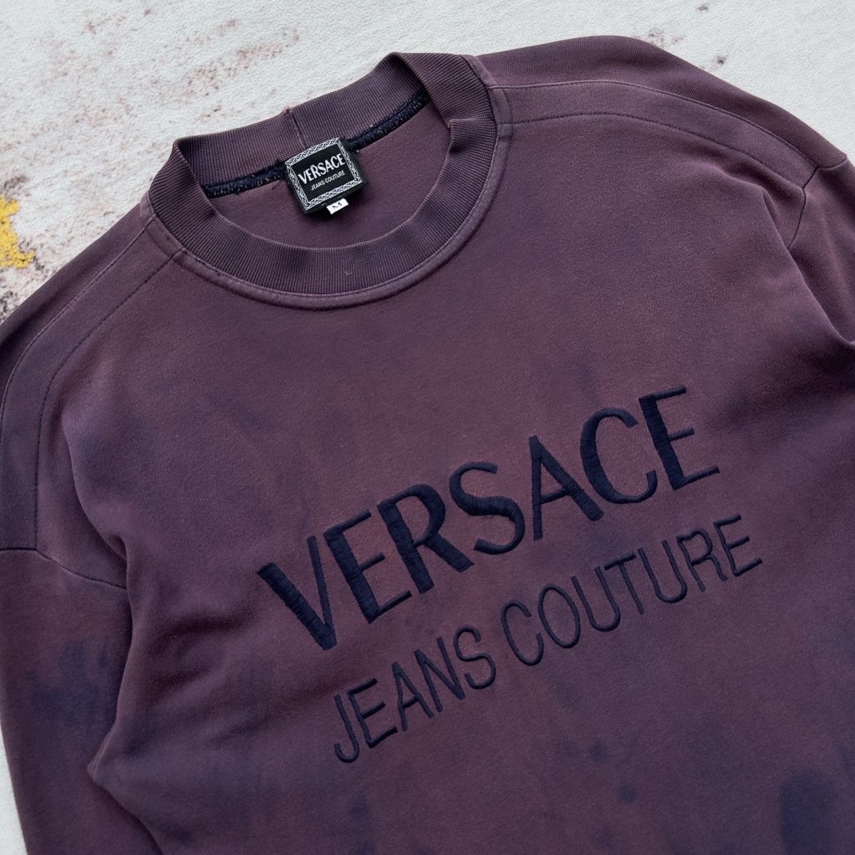 Versace VINTAGE VERSACE EMBROIDERY LOGO ASID WASH RARE Size US M / EU 48-50 / 2 - 4 Thumbnail