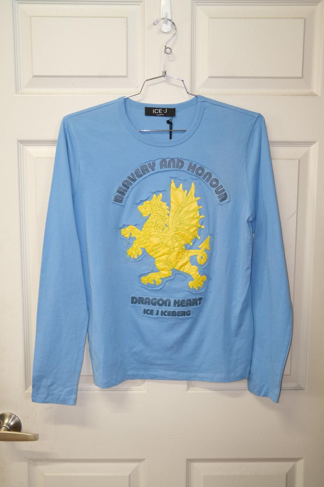 Other 00's Ice-J Iceberg Dragon Heart Long Sleeve T-Shirt Size M / US 6-8 / IT 42-44 - 1 Thumbnail