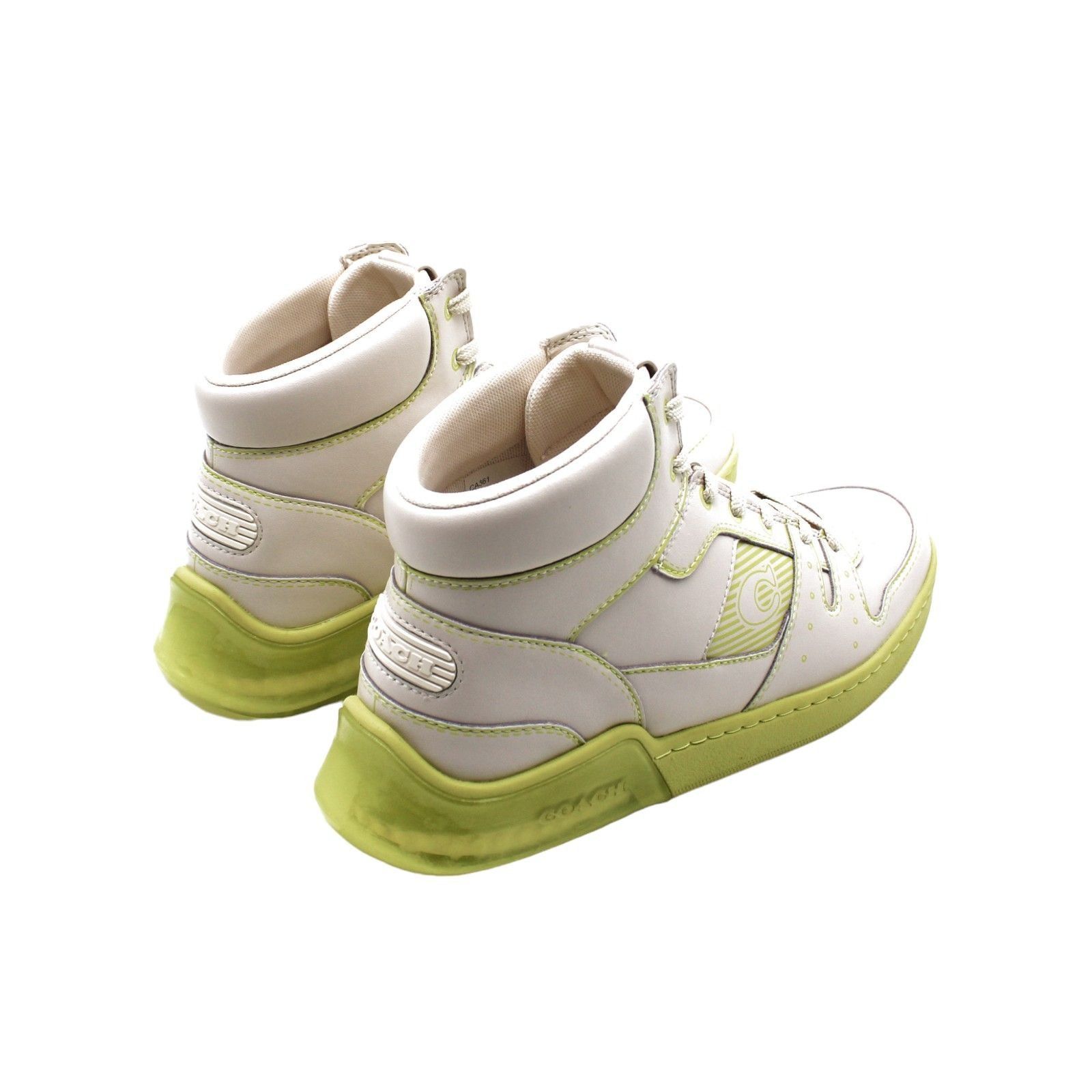 Coach COACH High Top Sneakers - White Size US 9 / EU 42 - 5 Thumbnail