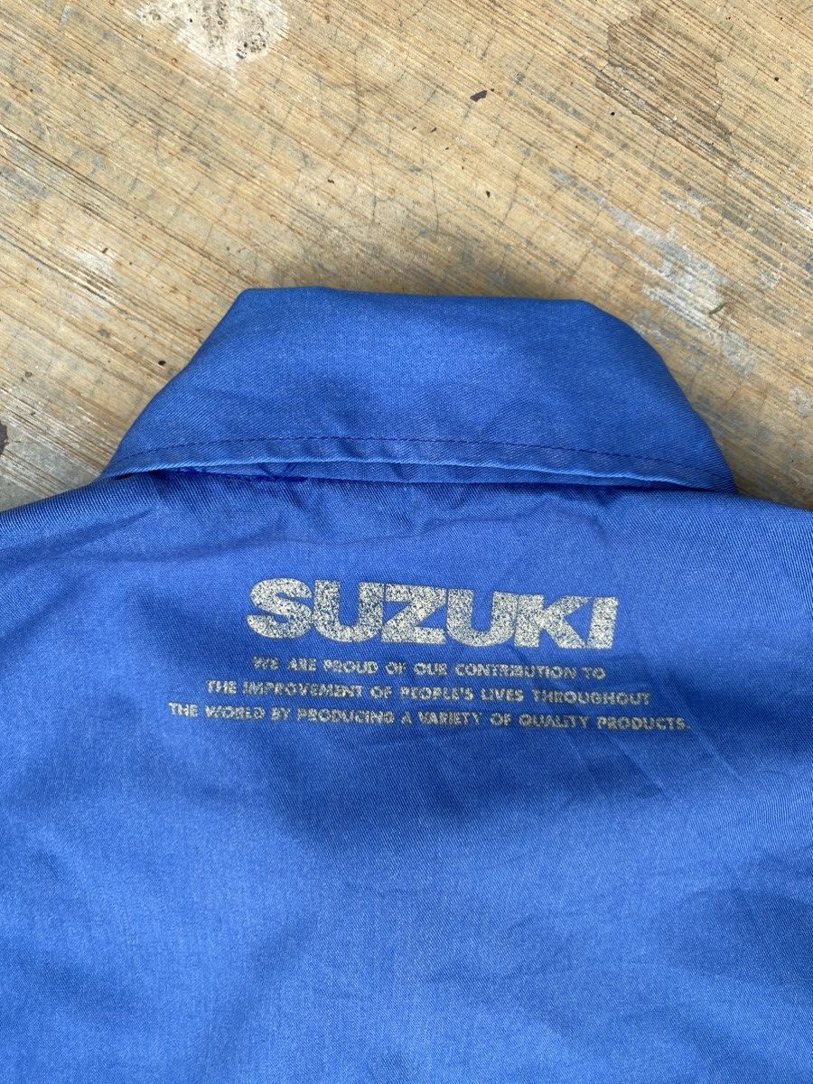 Japanese Brand × Vintage Distressed Suzuki For Mechanic Overall Size US 36 / EU 52 - 13 Thumbnail