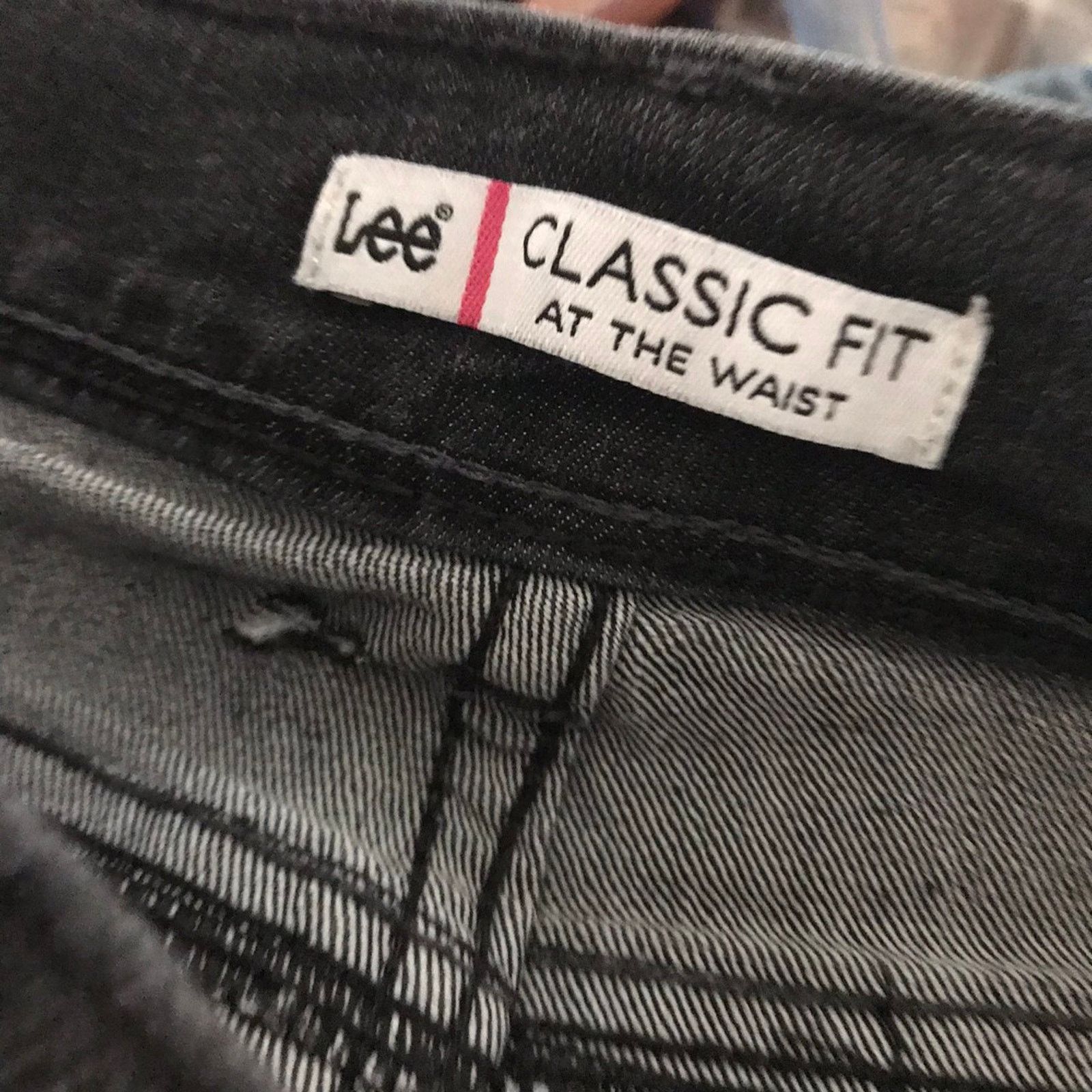 Lee Lee Classic Fit Black Cutoff Denim Jean Shorts Size 10 Size 32" / US 10 / IT 46 - 4 Thumbnail
