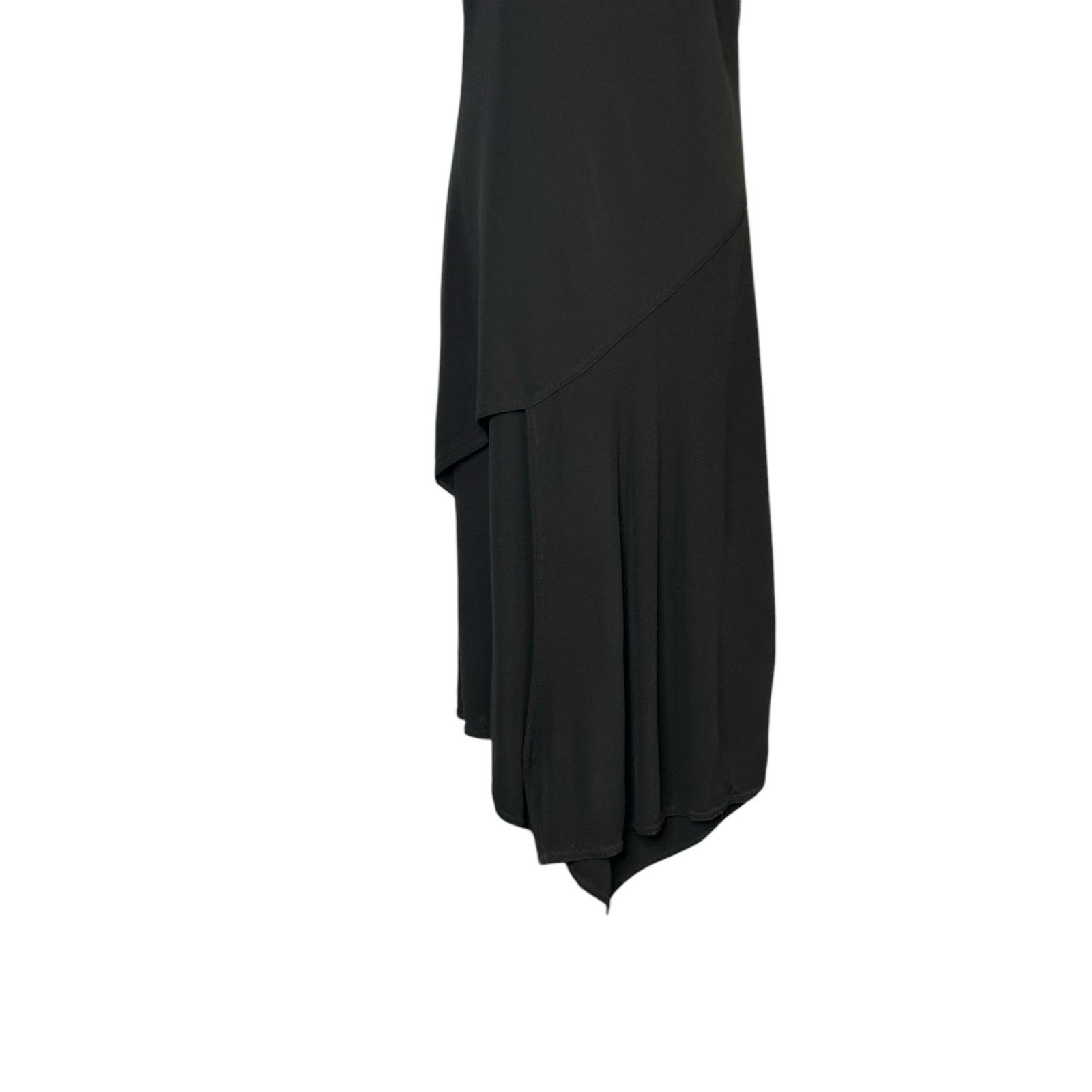 DKNY DKNY black overlay asymmetrical midi dress size Medium Size M / US 6-8 / IT 42-44 - 8 Thumbnail