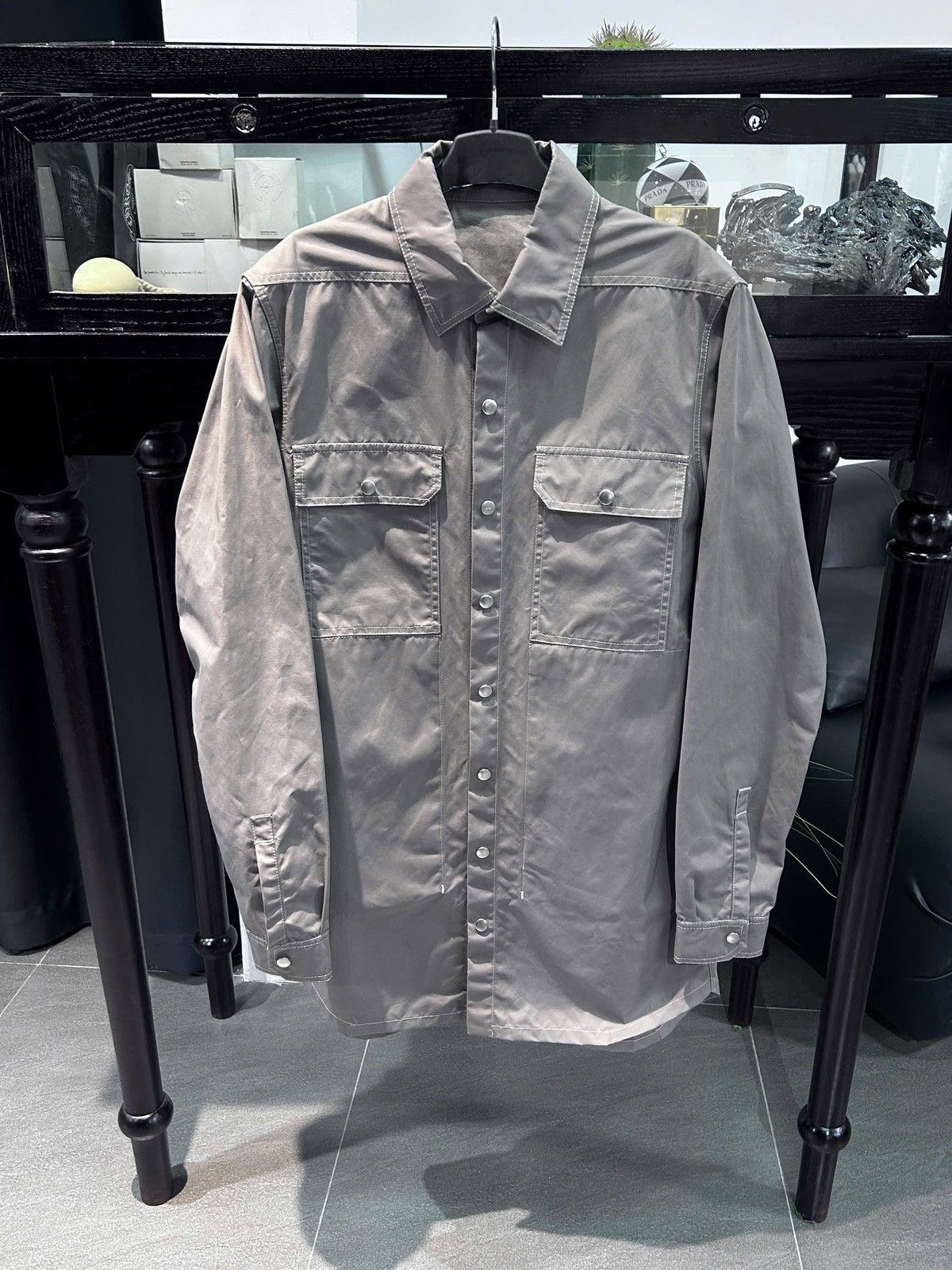 Rick Owens Drkshdw Rick Owens Drkshdw Outer Shirt Size US S / EU 44-46 / 1 - 1 Thumbnail