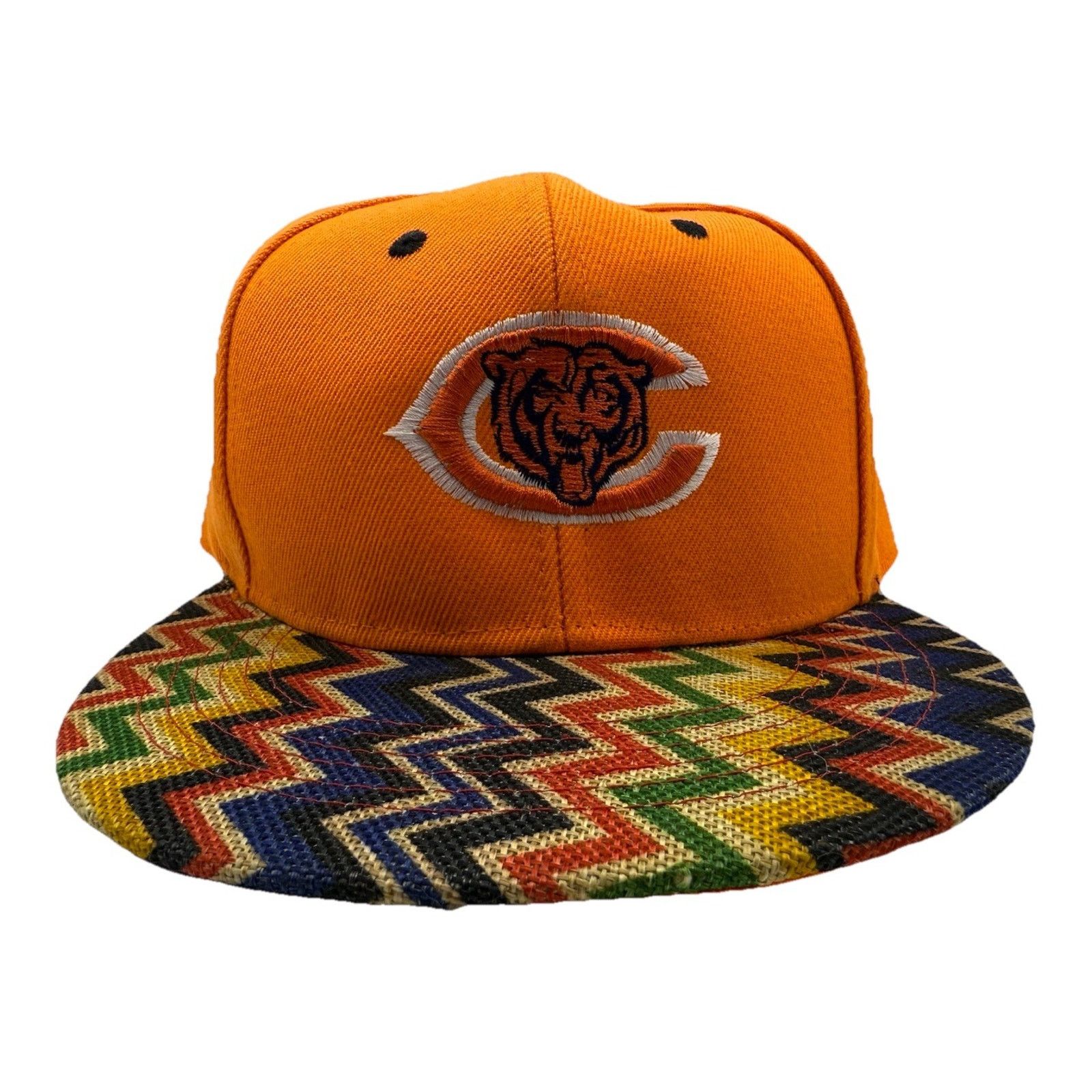 Other White Wolf Chicago Bears Adjustable Snapback Hat Orange Flat Size ONE SIZE - 1 Thumbnail
