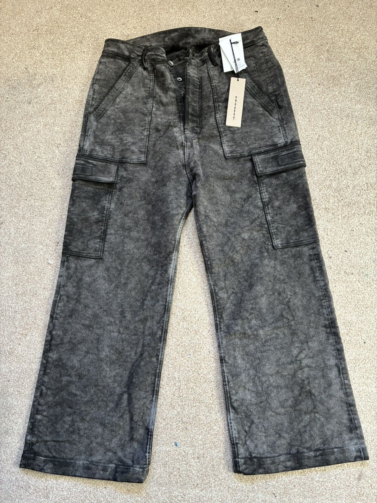 Rick Owens Drkshdw Rick owens drkshdw distressed cargo pants Size US 36 / EU 52 - 1 Thumbnail