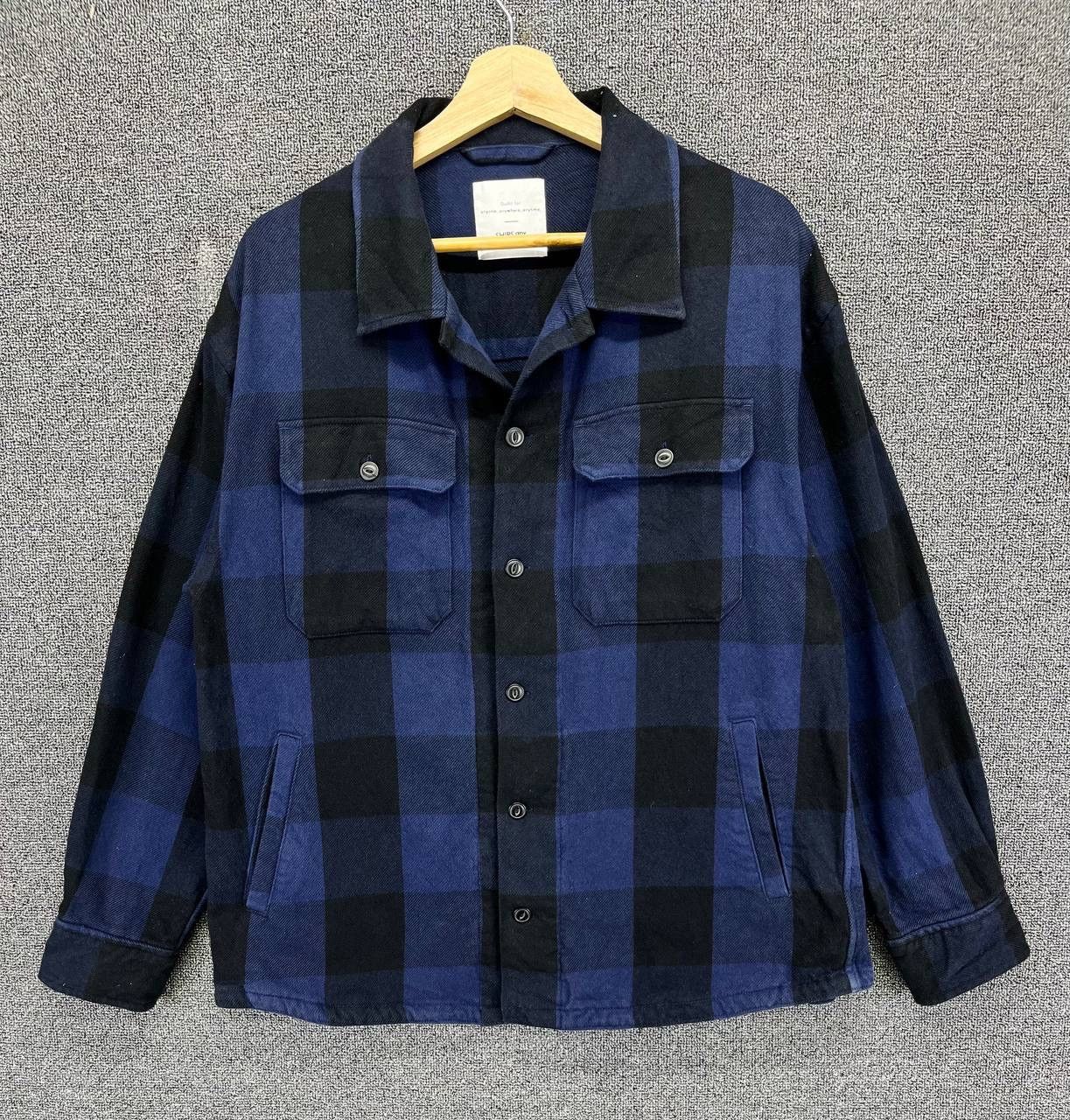 Flannel × Japanese Brand × SHIPS Vintage Ships Shadow Plaid Shirts Button Up Flannnel Size US M / EU 48-50 / 2 - 1 Thumbnail