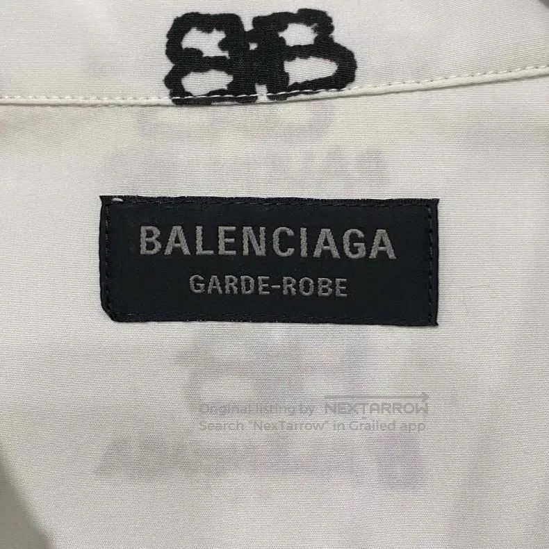 Balenciaga Balenciaga Double B printed shirt Size L / US 10 / IT 46 - 4 Thumbnail