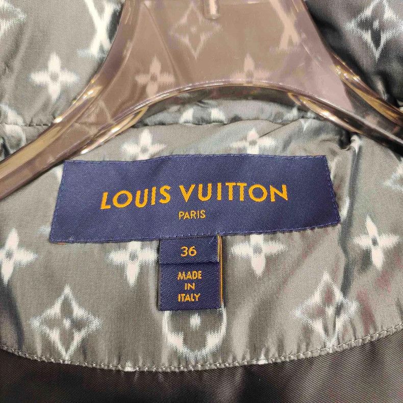 Louis Vuitton Louis Vuitton Silver Grey Full Print Down Jacket Size XS / US 0-2 / IT 36-38 - 3 Thumbnail
