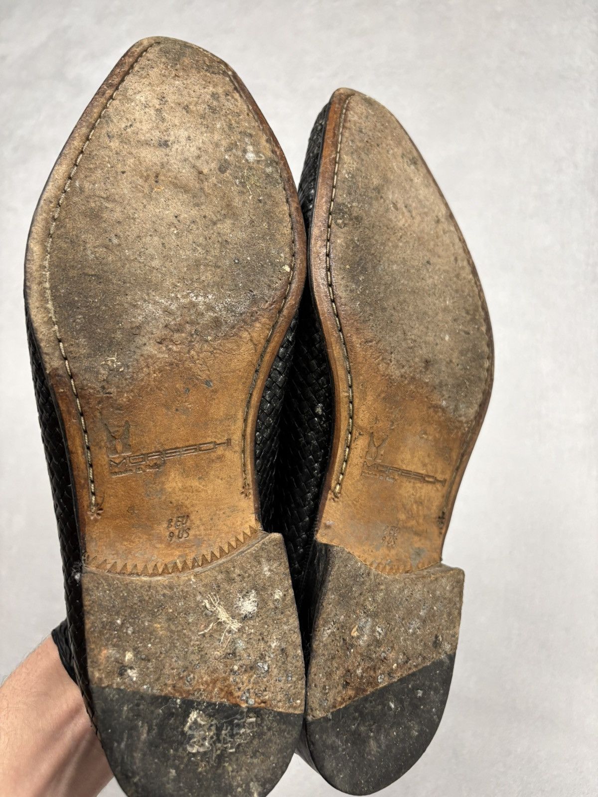 Moreschi Russell & Bromley x Moreschi Woven Leather Slip-On Shoes 42 Size US 9 / EU 42 - 6 Thumbnail