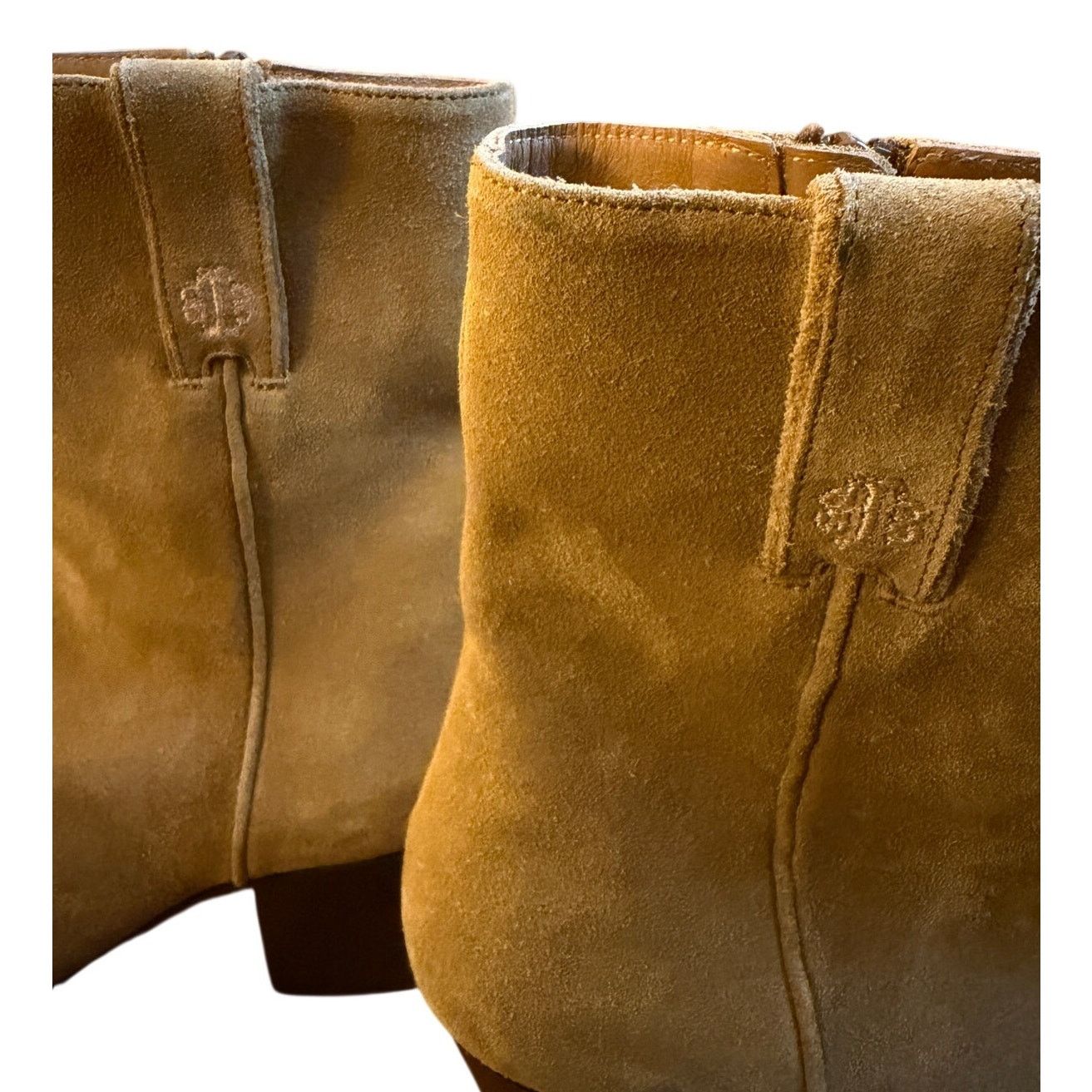 Maje Maje *New Without Box* Suede Caramel Ankle Boots Size US 7.5 / IT 37.5 - 7 Thumbnail