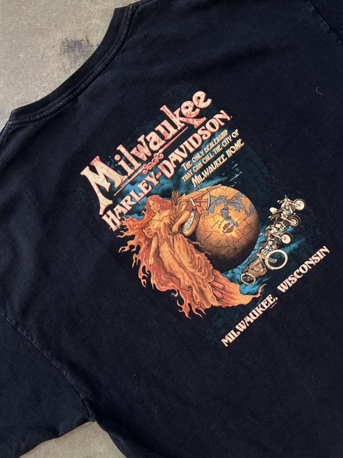 Harley Davidson Vintage Harley Davidson Eagle Live the Legend Wisconsin XXL Size US XXL / EU 58 / 5 - 4 Thumbnail