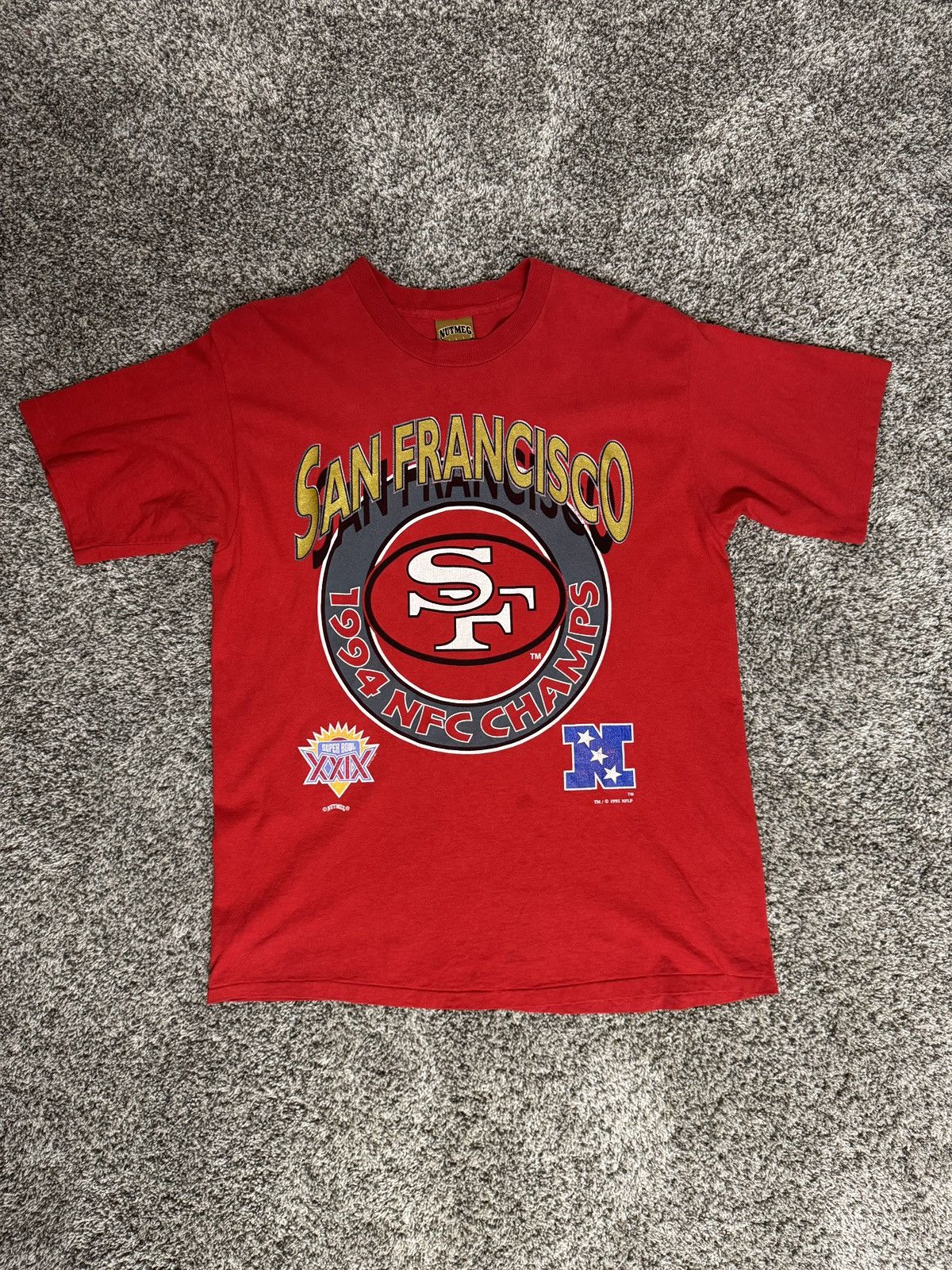 Nutmeg Vintage San Francisco 49ers Shirt Size US L / EU 52-54 / 3 - 1 Thumbnail