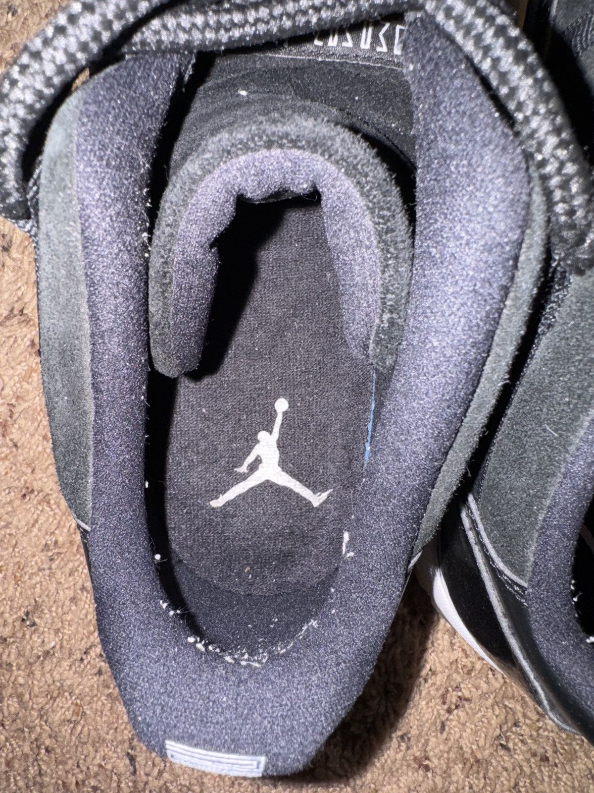 Jordan Brand Nike Air Jordan Retro 11 XI Low Baron Black White Graphite Size US 13 / EU 46 - 10 Thumbnail