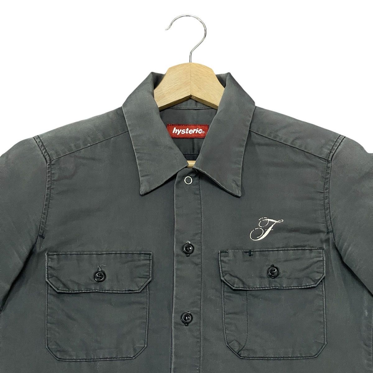 Hysteric Glamour Vintage Hysteric Glamour Punk Aesthetic Army Workwear Shirt Size US S / EU 44-46 / 1 - 14 Thumbnail