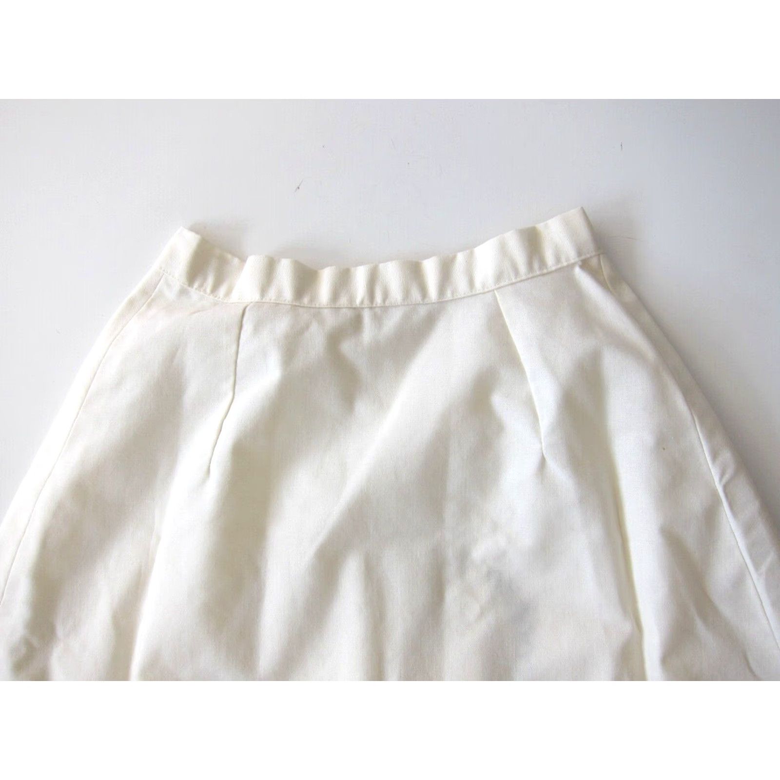 Vintage VINTAGE Handmade Ivory Cotton Ethnic Embroidered Patch Wrap Skirt Women Small Size 28" / US 6 / IT 42 - 7 Thumbnail