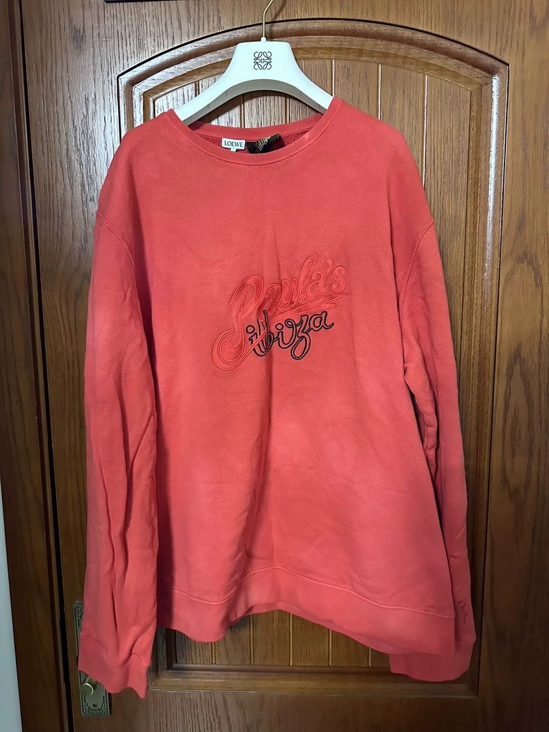 LOEWE Make an old long-sleeved round-neck hoodie