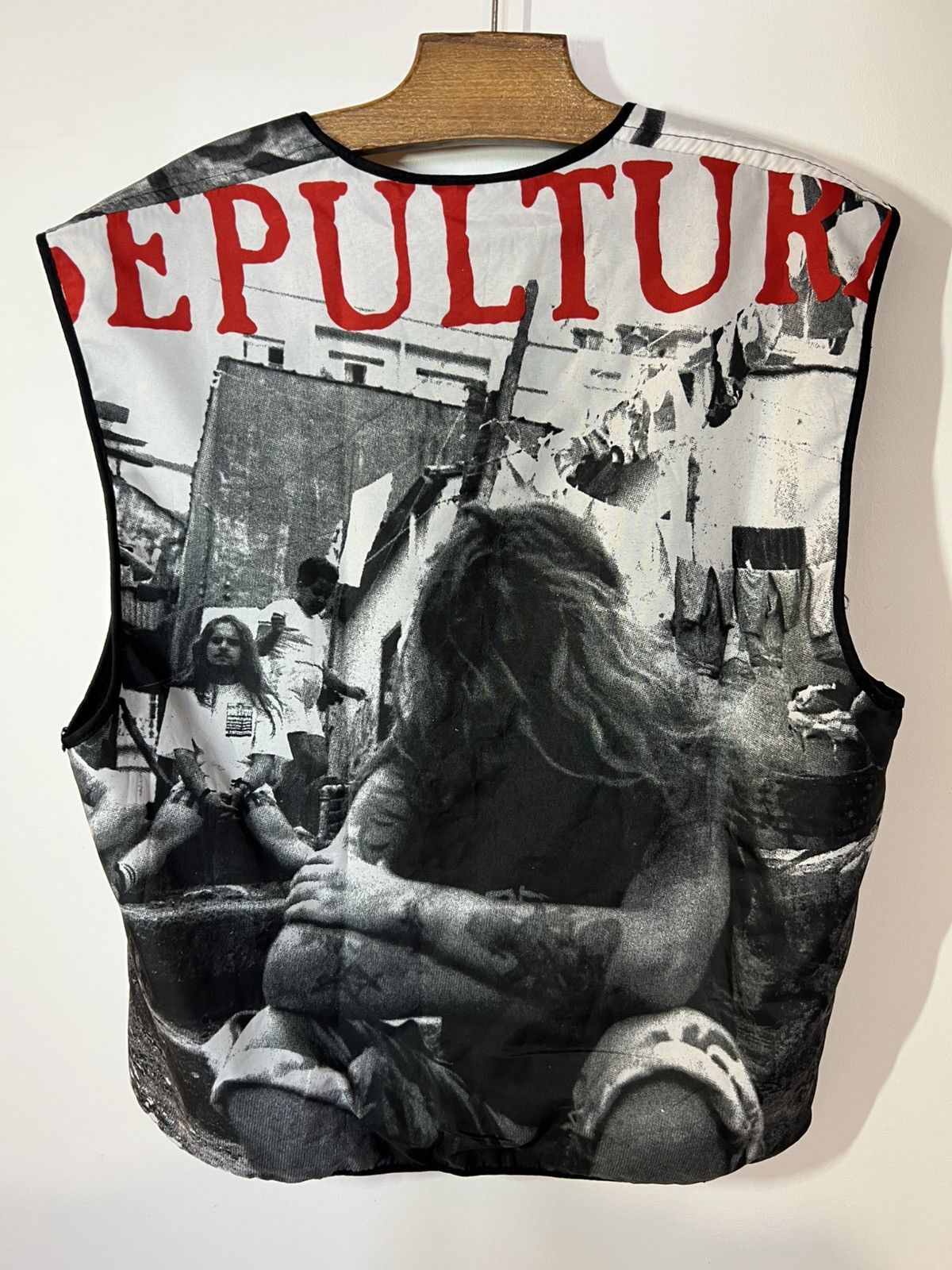 Band Tees Gilet vest Sepultura L'indien vintage 90s Size US M / EU 48-50 / 2 - 1 Thumbnail