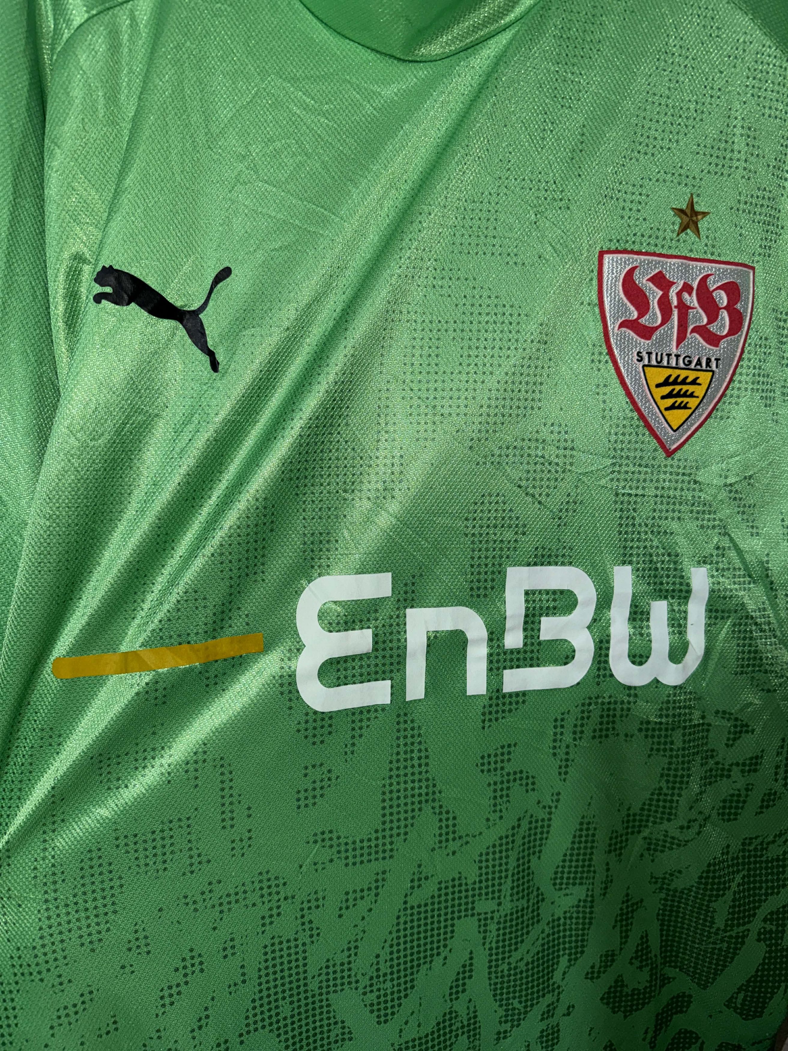 Puma Stuttgart 2007/08 Vintage Puma Goalkeeper Shirt Size US XL / EU 56 / 4 - 6 Thumbnail
