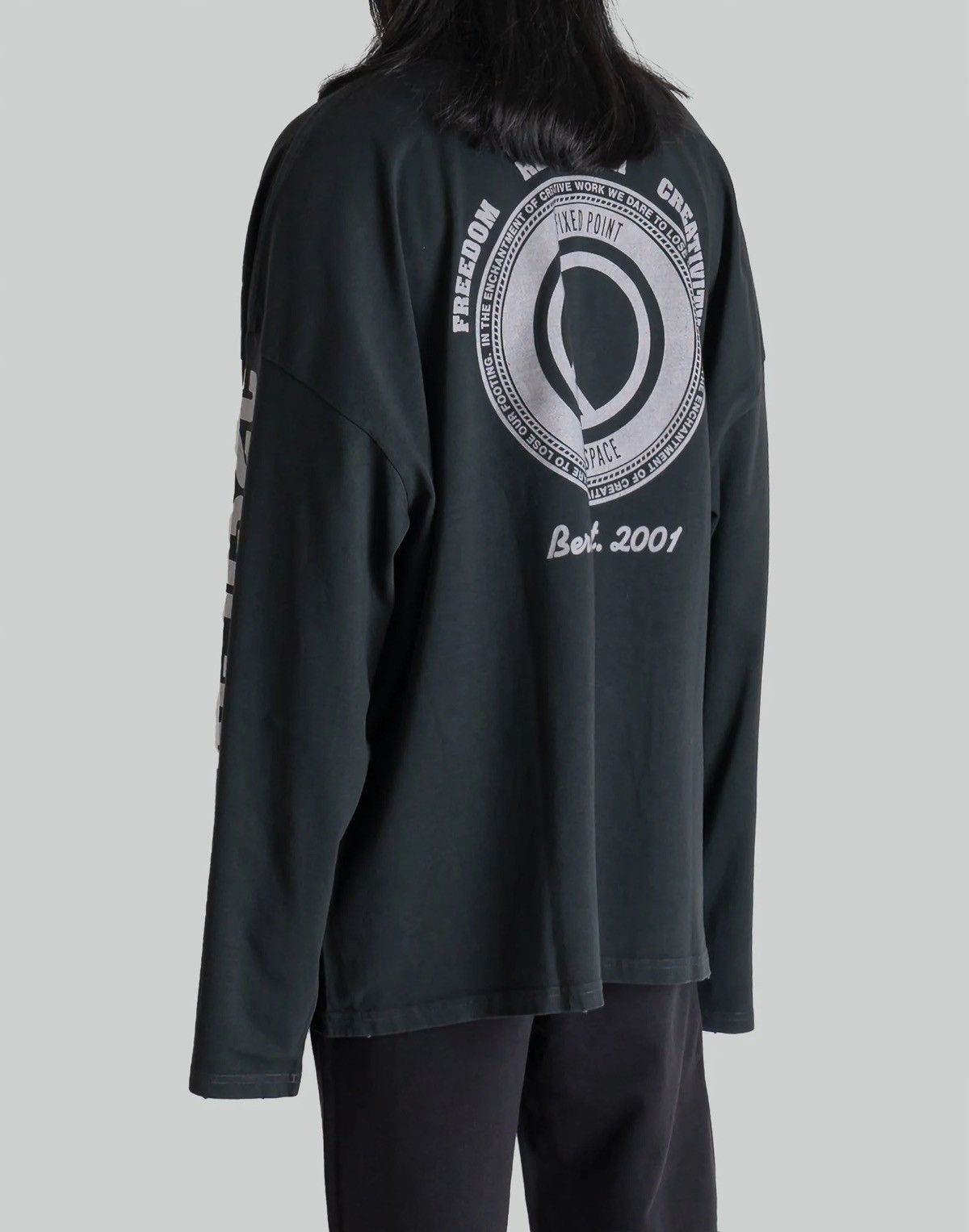032c !DS! FW23 032c "Repetirion" Local Boxy Black Long Sleeve Size XL / US 12-14 / IT 48-50 - 10 Thumbnail