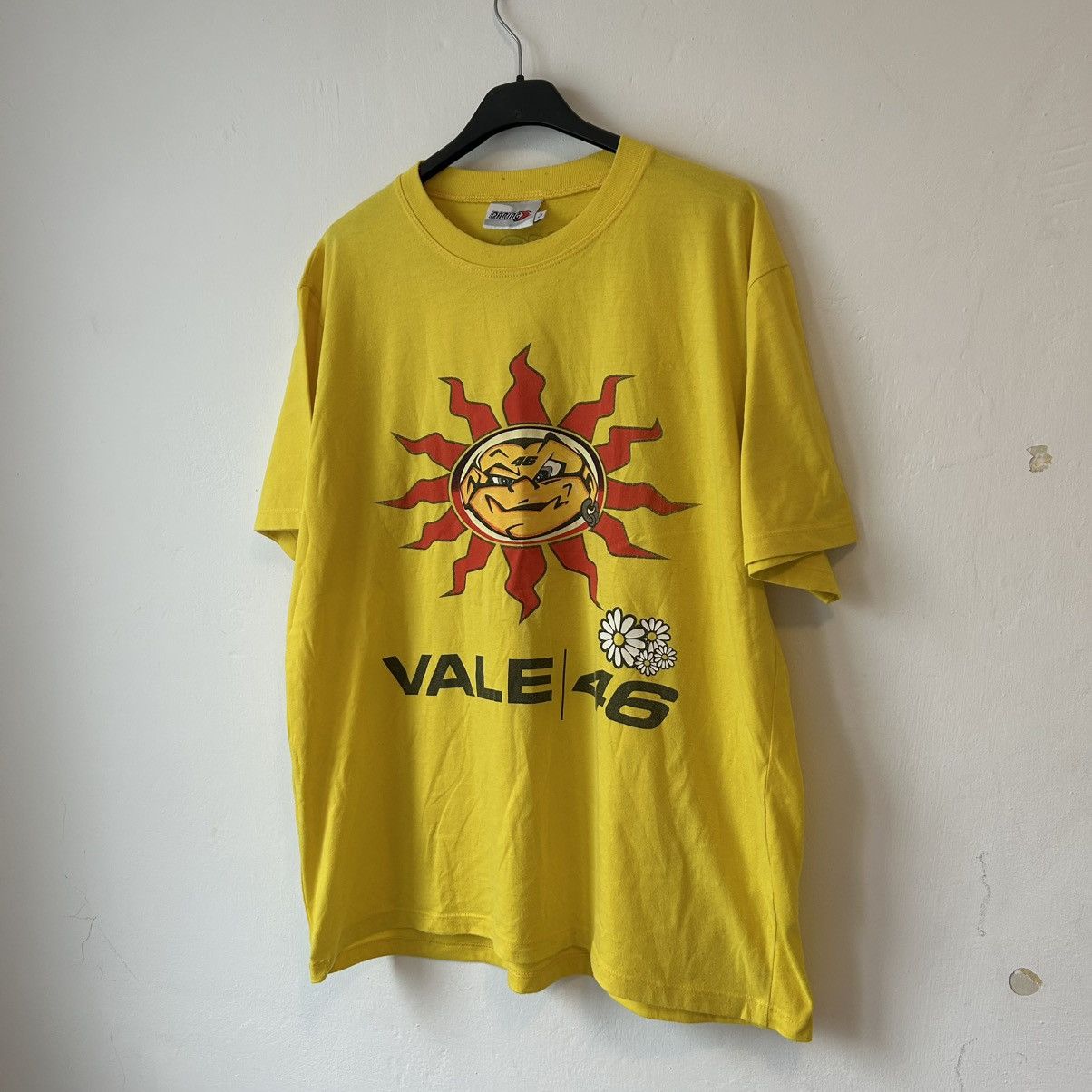 Formula 1 × NASCAR × Vintage Valentino Rossi 46 t-shirt The Doctor sun yellow Size US L / EU 52-54 / 3 - 3 Thumbnail