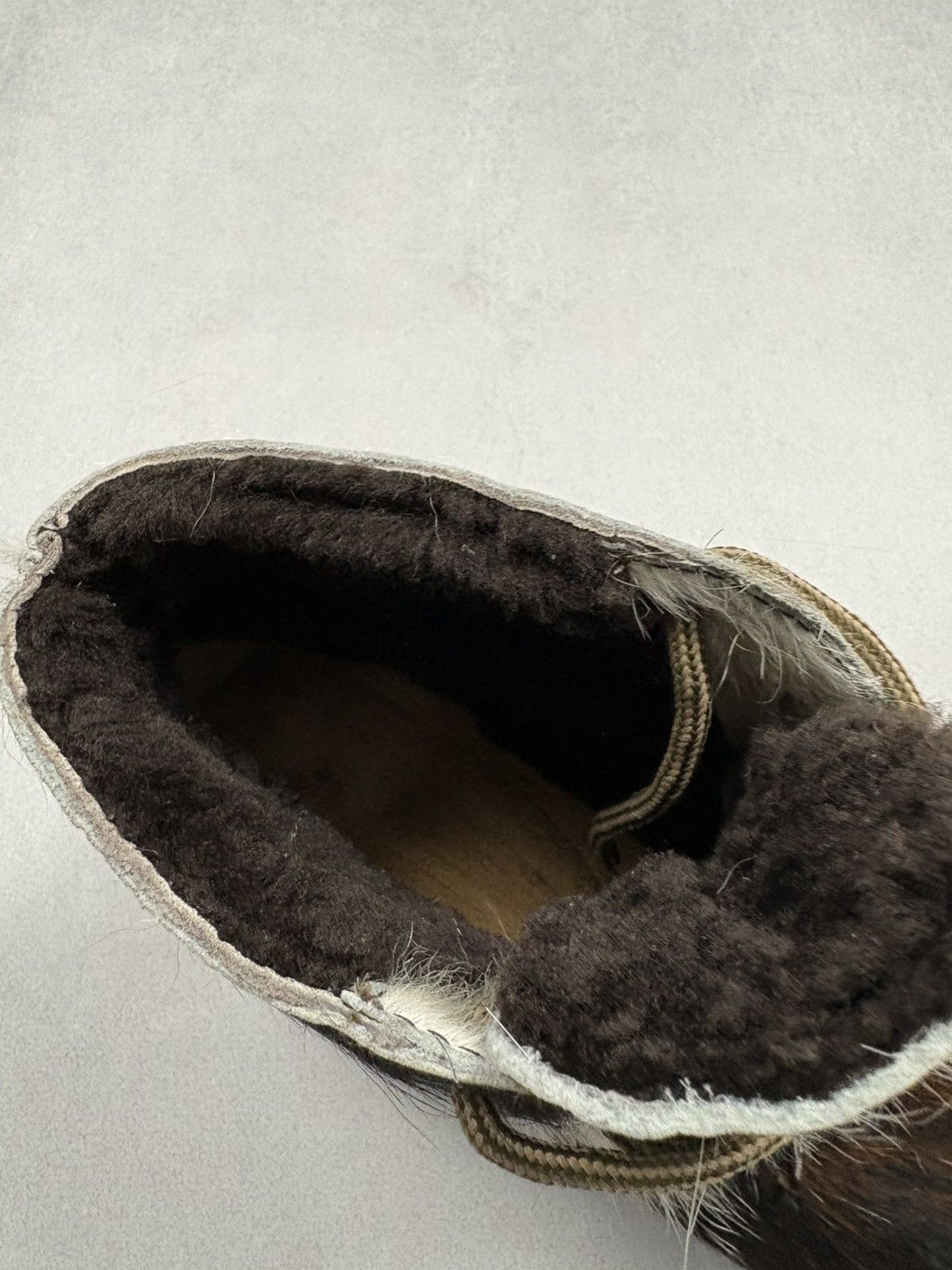 Other Woody Wood-O-Flex Cowhide Fur Ankle Boots Size 38 AvantGarde Size US 8 / IT 38 - 19 Thumbnail