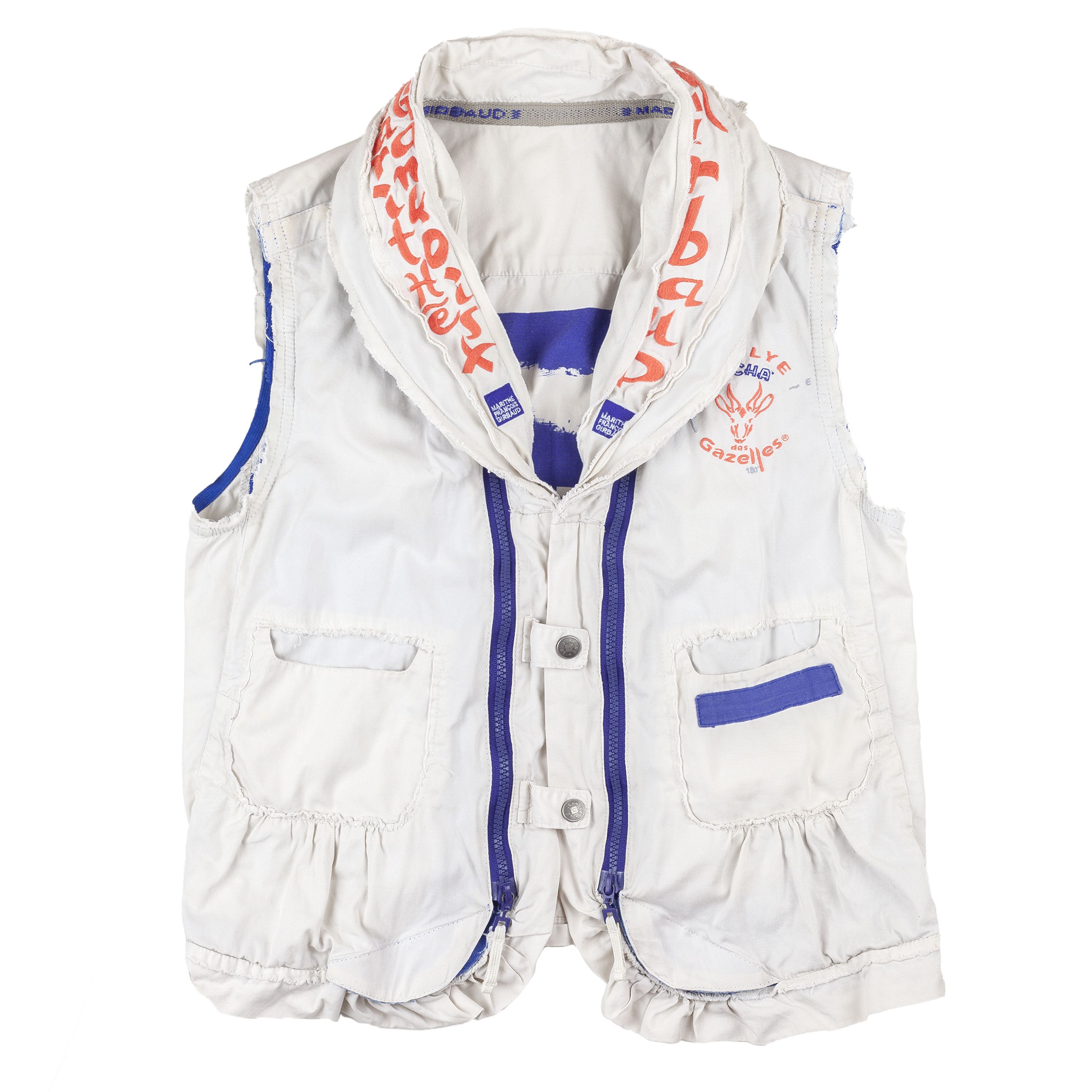 Marithe + Francois Girbaud Marithé François Girbaud “Rallye Des Gazelles” Vest (S) Size S / US 4 / IT 40 - 1 Thumbnail