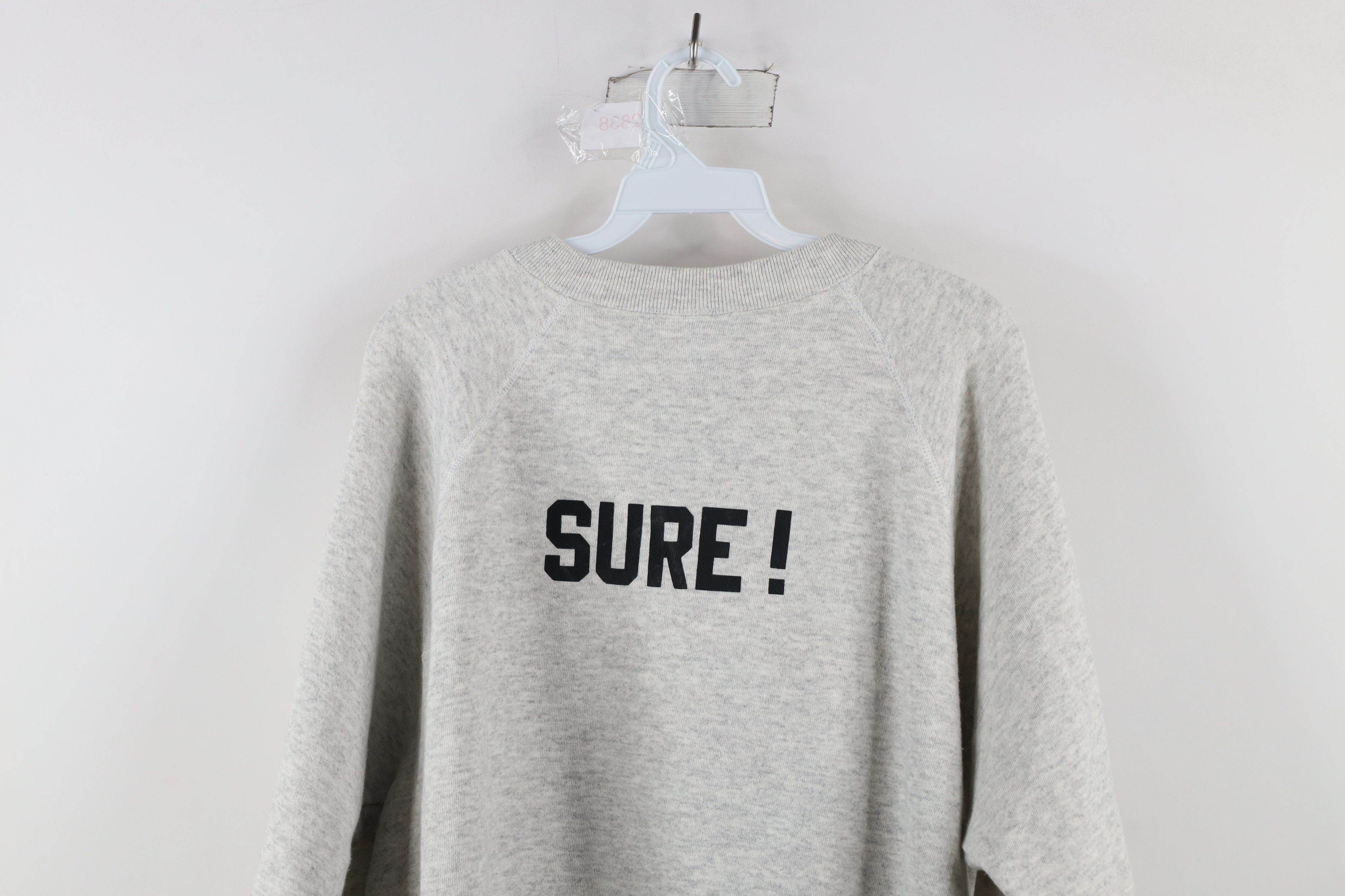 Vintage Vintage 90s Allen Play It Again Sam Sweatshirt Gray USA Size US XL / EU 56 / 4 - 13 Thumbnail