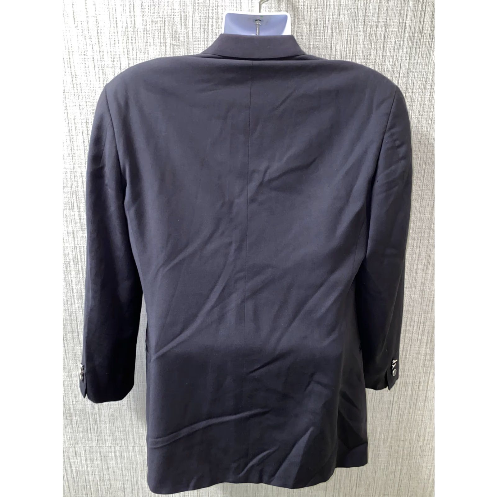 Vintage Mani Sport Coat Navy Blue Wool 2 Button Italian Made Size 39R Men Regular Size US XXS / EU 40 - 4 Thumbnail