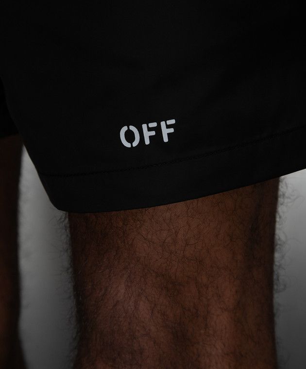 Off-White o1s22i1n1124 Surfer Sea Bermuda Short in Black Size US 34 / EU 50 - 4 Thumbnail