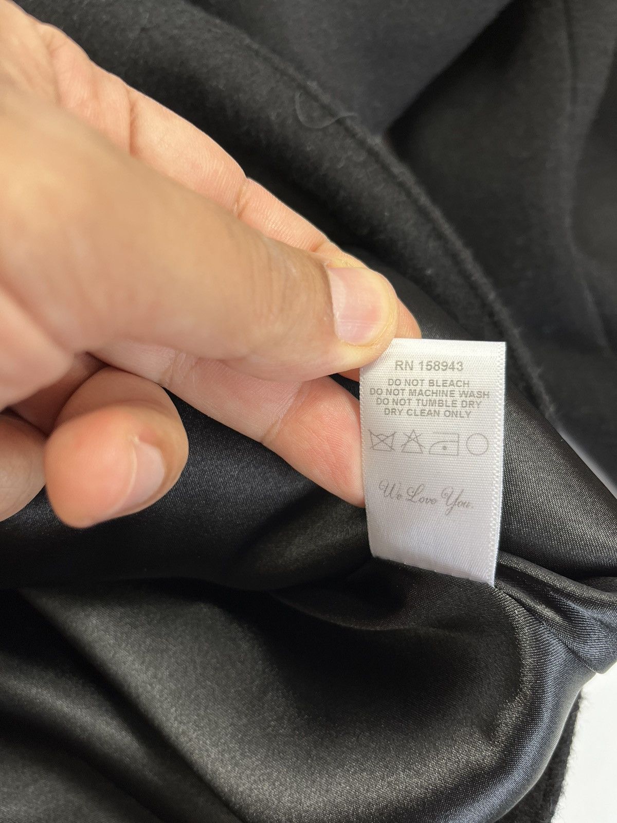 Cherry LA Black embroidered wool jacket Size US XL / EU 56 / 4 - 9 Thumbnail