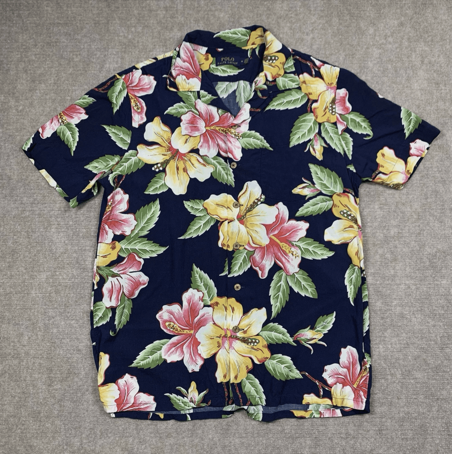Polo Ralph Lauren Polo Ralph Lauren Shirt Mens Medium Blue Floral Viscose Size US M / EU 48-50 / 2 - 1 Thumbnail