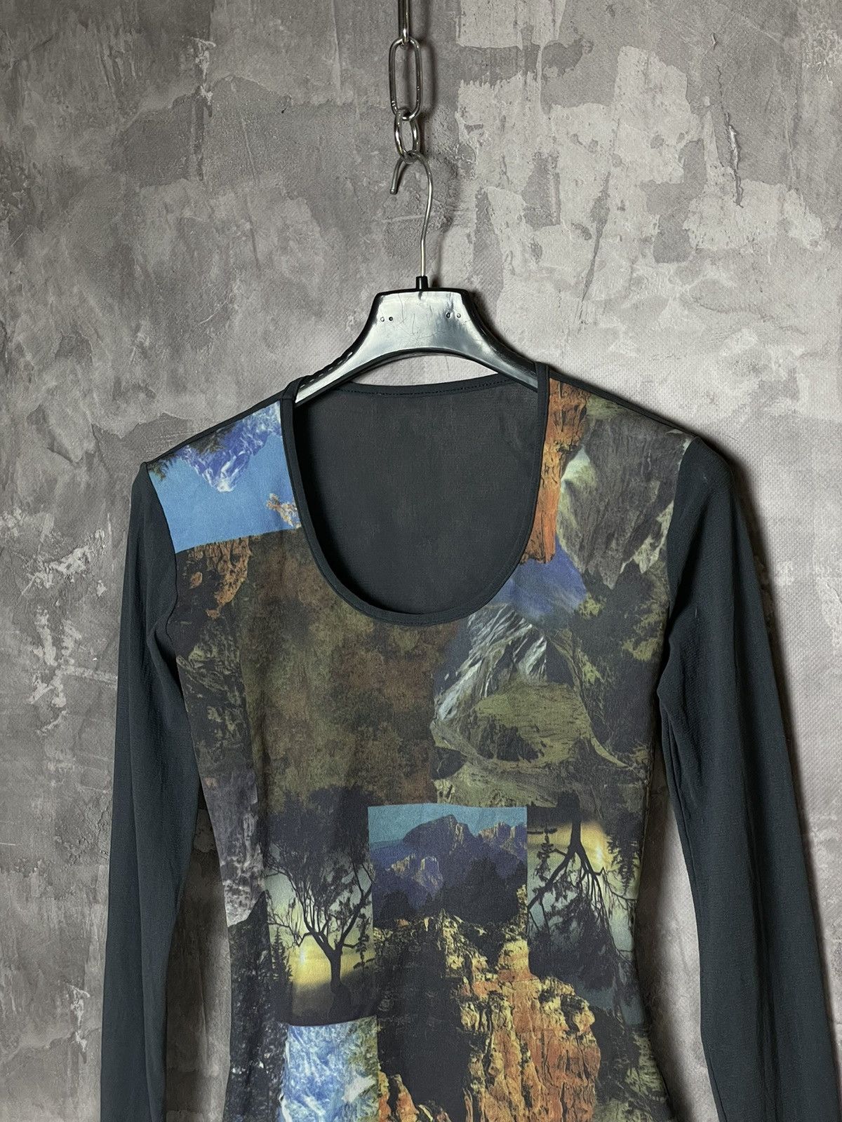 Japanese Brand × Vintage VINTAGE JEAN PAUL GAULTIER STYLE MESH LONG SLEEVE Size M / US 6-8 / IT 42-44 - 7 Thumbnail