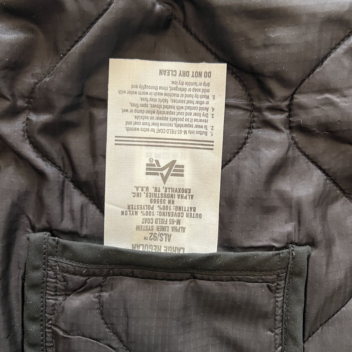 Alpha Industries × CDG by Comme des Garcons Vintage 00s CDG Alpha Industries Liner Jacket Size US L / EU 52-54 / 3 - 9 Thumbnail