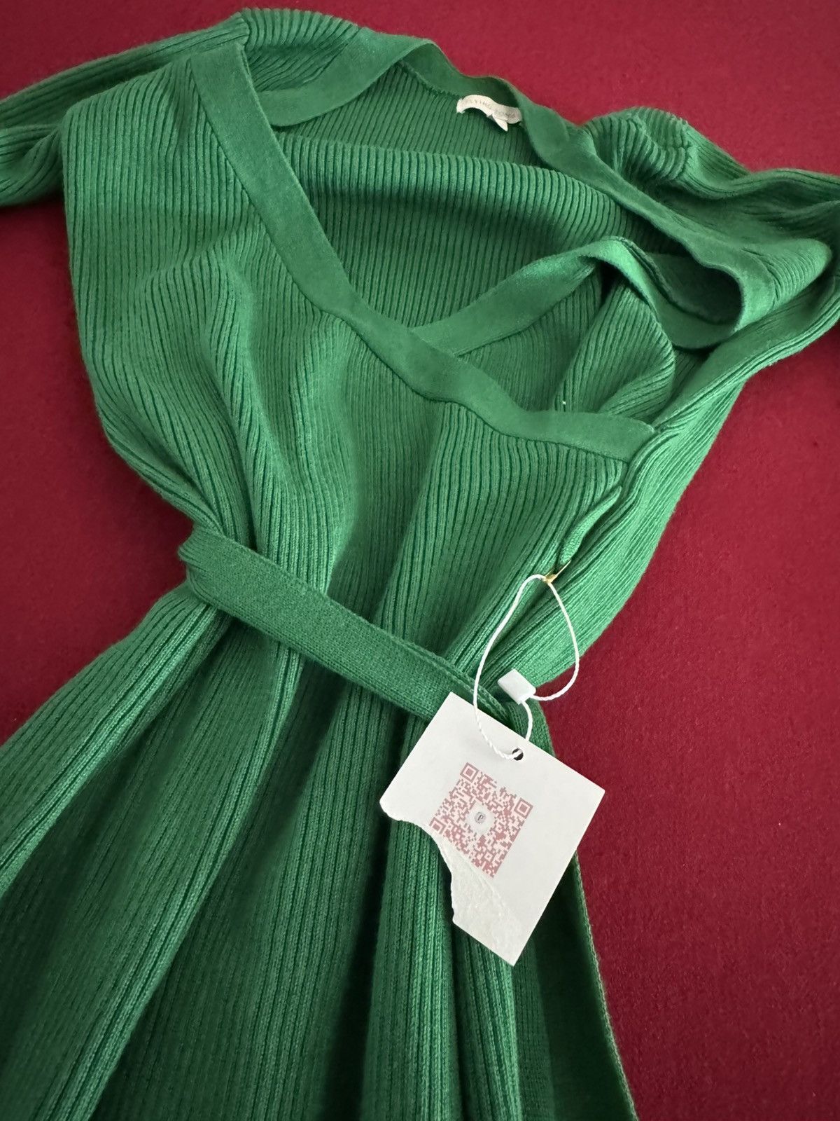Other Green ribbed maxi dress Size L / US 10 / IT 46 - 2 Thumbnail
