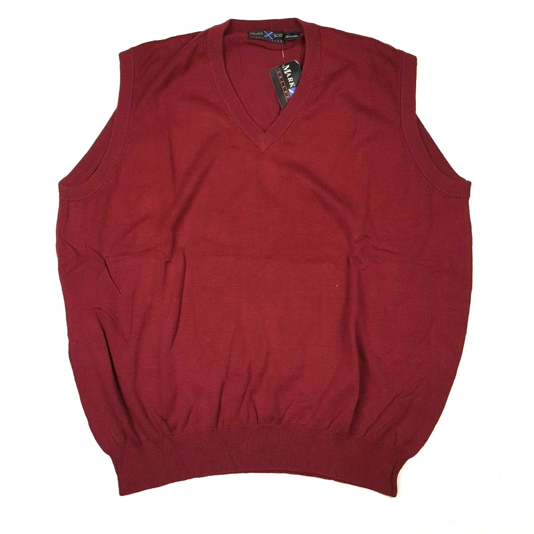 Vintage VINTAGE Tommy Armour Maroon Sweater Vest Men 2XL Knit Pullover V-Neck Golf Sports Fall Winter 90s Preppy Vintage Red Solid Regular Knit Size US XXL / EU 58 / 5 - 2 Thumbnail