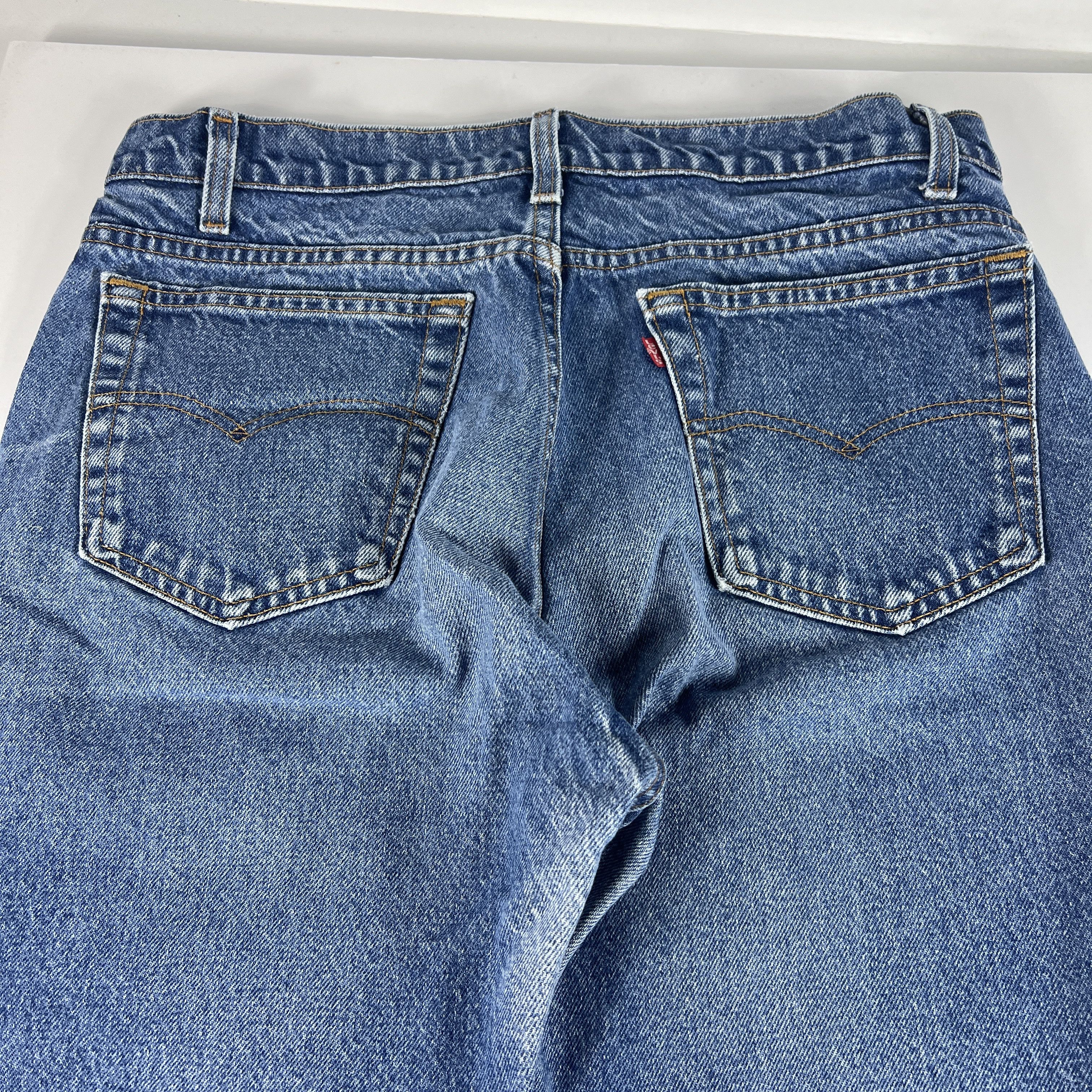 Levi's × Vintage VTG 90s Levi's Jeans 505 Straight Blue Faded Cotton Denim Size US 36 / EU 52 - 11 Thumbnail