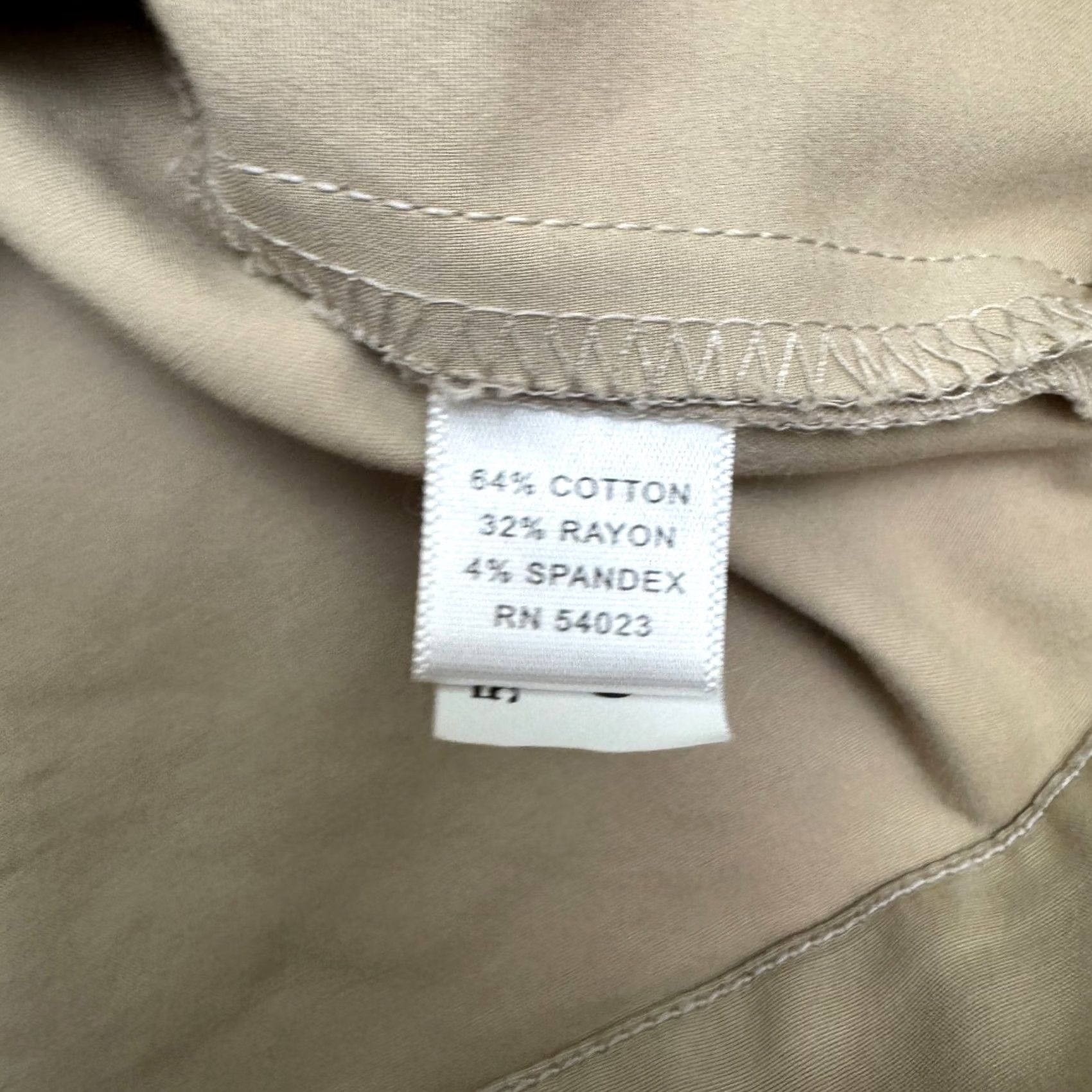 Banana Republic Banana Republic Skirt Womens 16 Tall Khaki Brown Knee Length Pencil Cotton Blend Business Casual Workwear Size 38" / US 16 / IT 52 - 4 Thumbnail