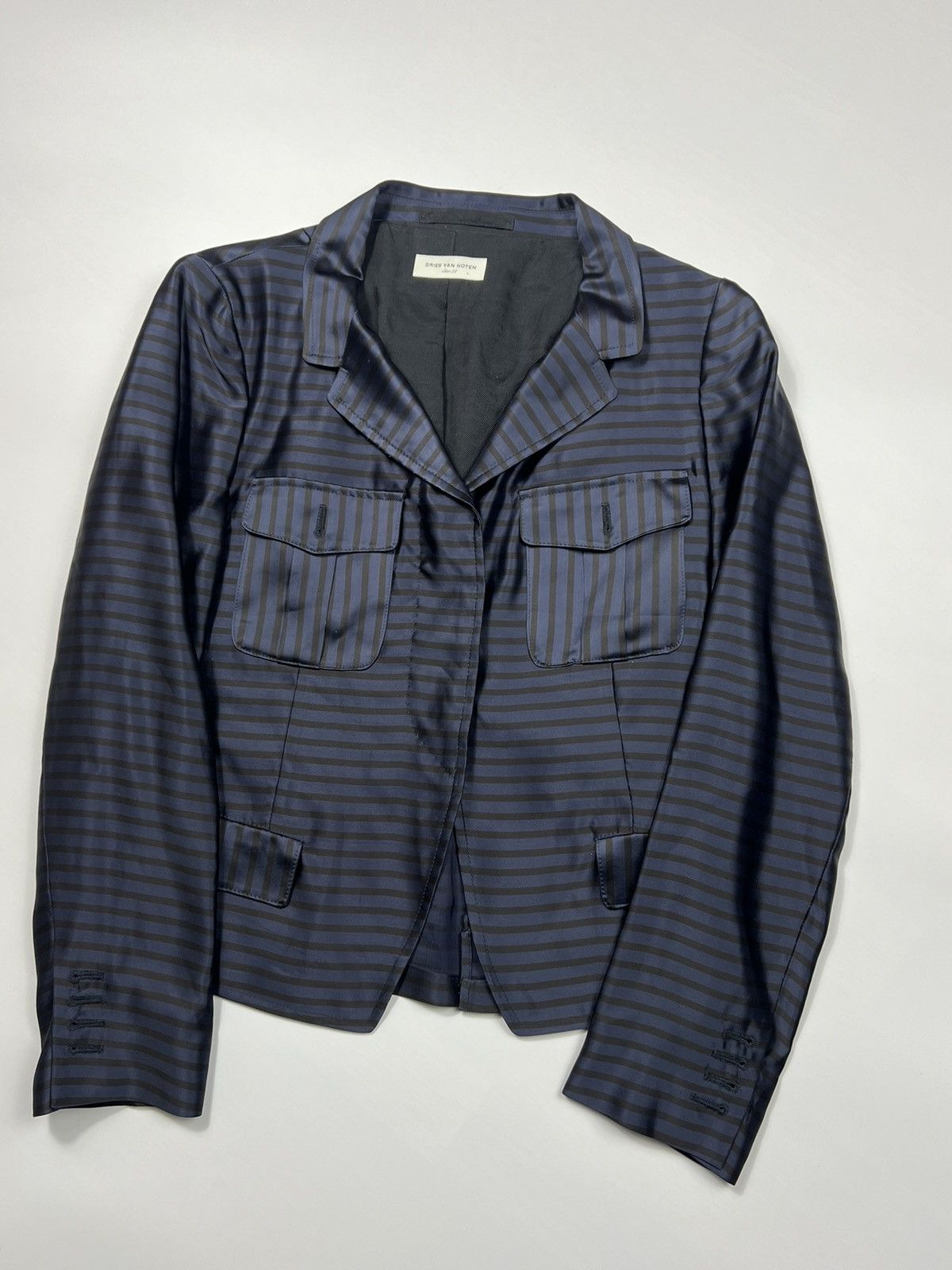 Dries Van Noten Dries Van Noten Striped Blazer Size S Size XS / US 0-2 / IT 36-38 - 4 Thumbnail