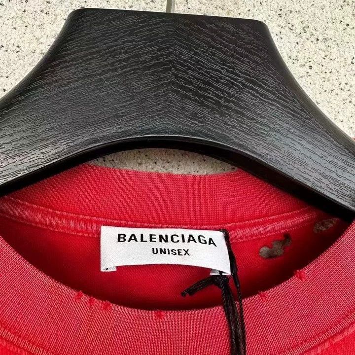 Balenciaga Balenciaga Red scissors break short sleeves Size US M / EU 48-50 / 2 - 2 Thumbnail