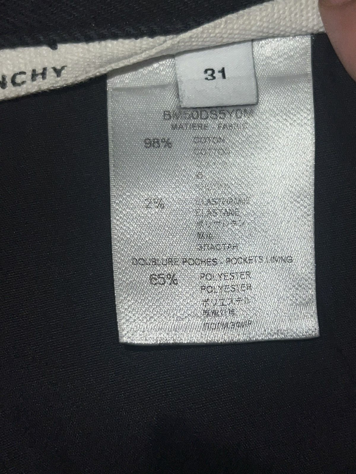Givenchy Givenchy Slim Fit Classic Jean Size US 31 - 6 Thumbnail