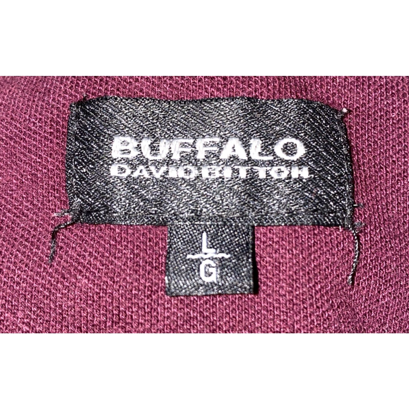 Buffalo David Bitton Buffalo David Bitton Men's Golf Polo Shirt Short Sleeve Cotton Light Red Size L Size US L / EU 52-54 / 3 - 6 Thumbnail