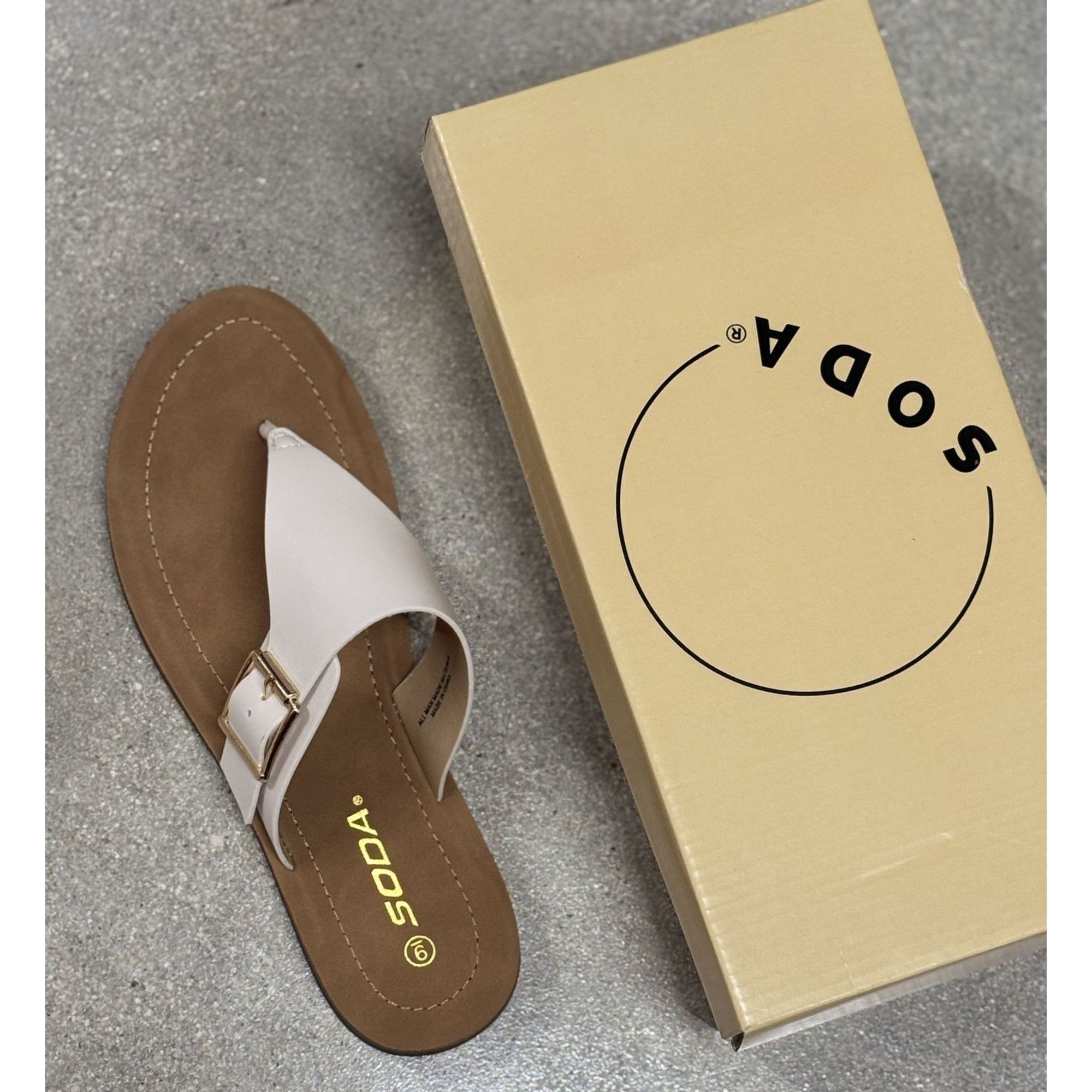 Other SODA / Suri-S / Leather / Slide / Sandals / With Buckle Deta Size US 9 / IT 39 - 8 Thumbnail