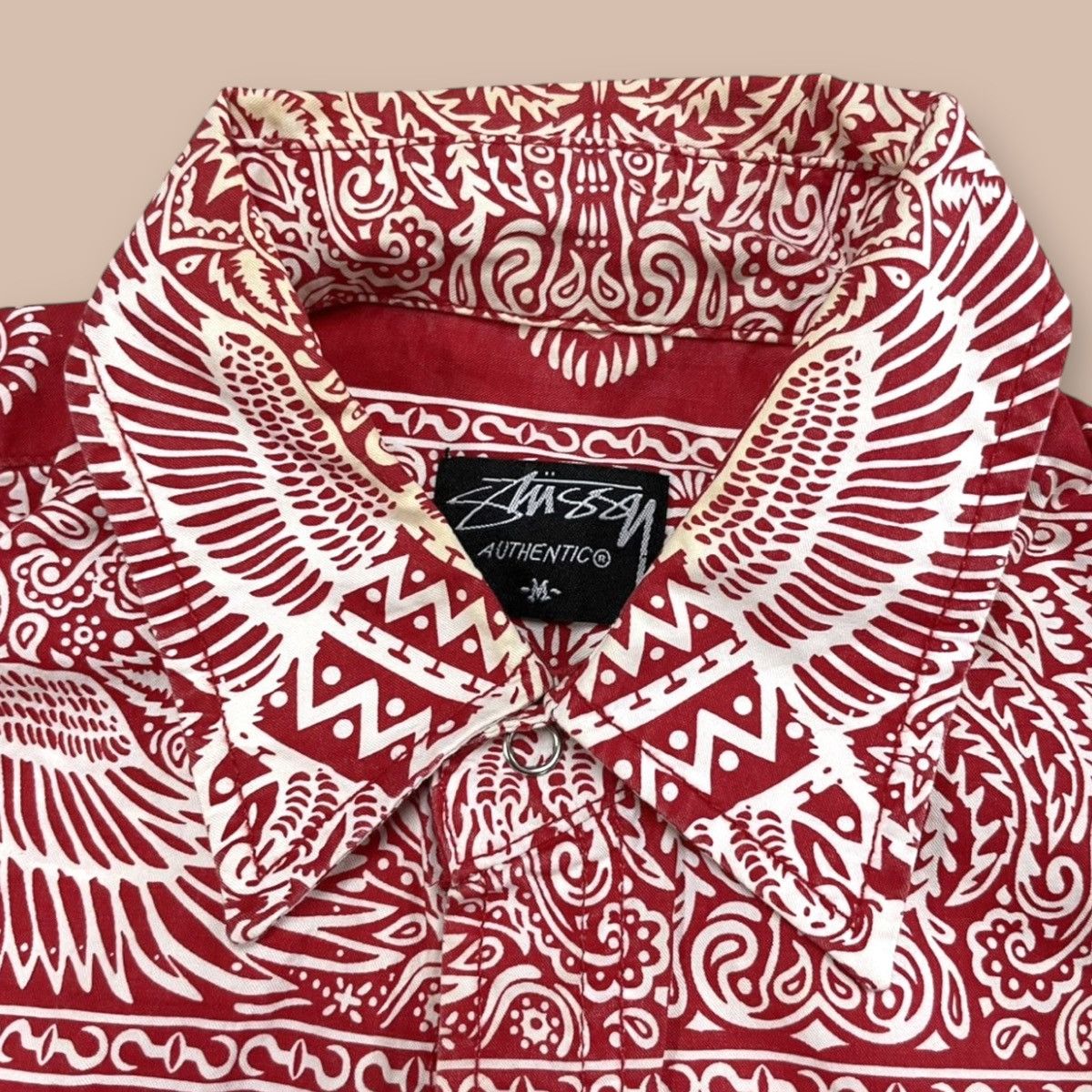 Stussy Stussy Authentic Stussy Japan “Swords Eagles Skulls” Shirt Size US M / EU 48-50 / 2 - 12 Thumbnail