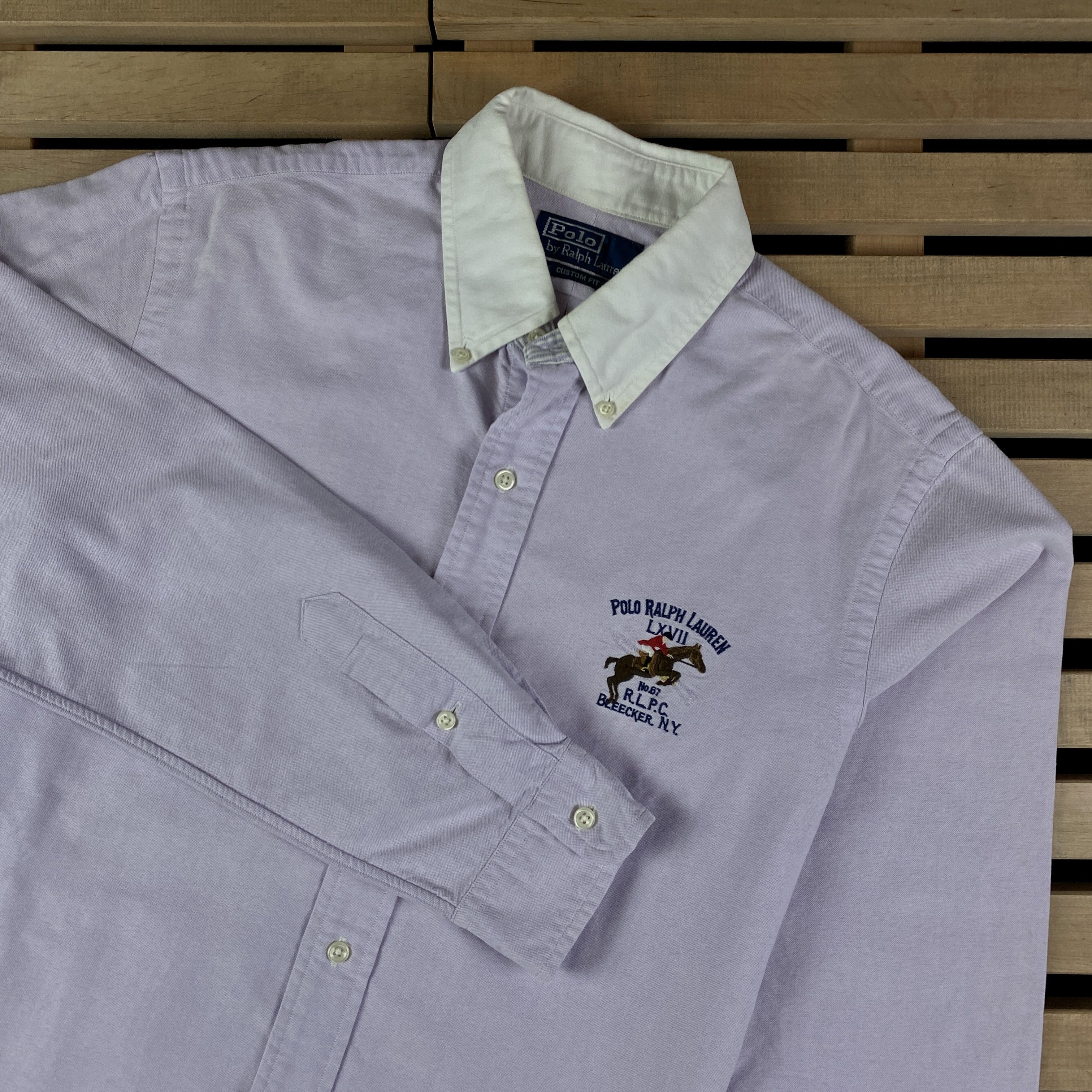 Polo Ralph Lauren × Ralph Lauren × Vintage Mens Vintage Long Sleeve Shirts Polo Ralph Lauren Size M Size US M / EU 48-50 / 2 - 2 Thumbnail